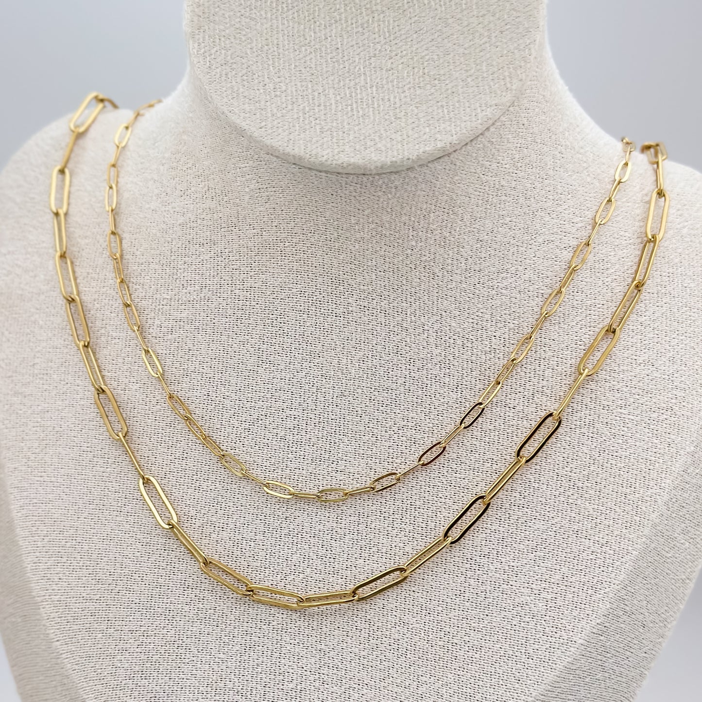 Mini Paperclip Chain Necklace