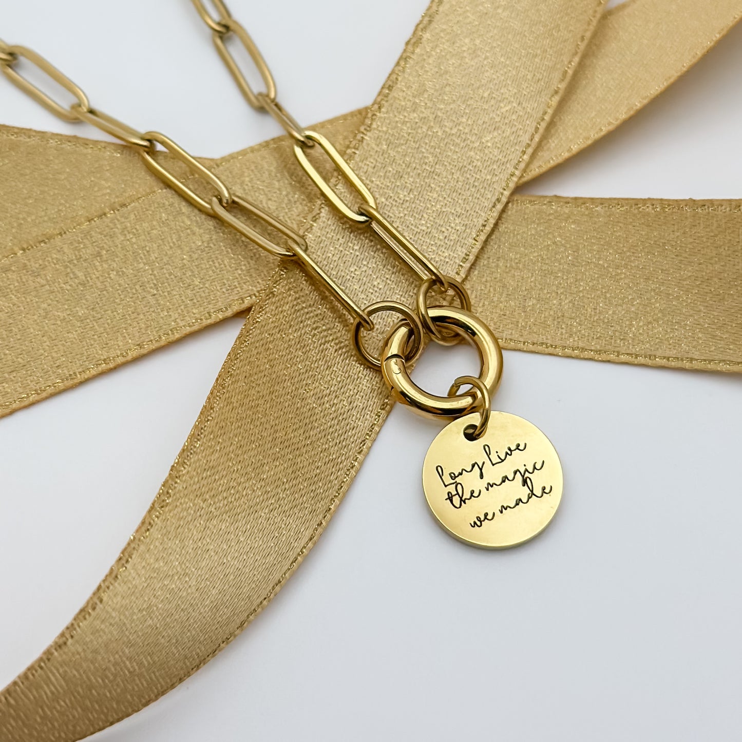 Circle Name Necklace