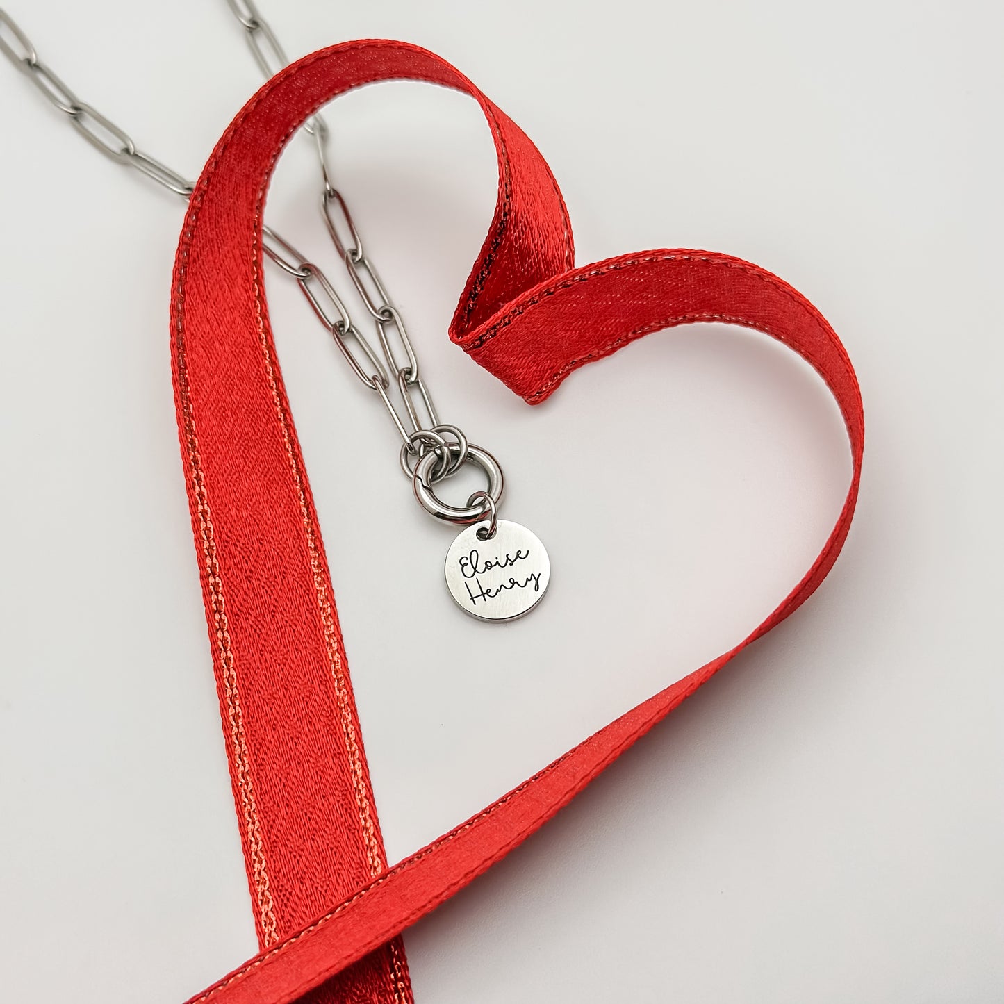 Circle Name Necklace