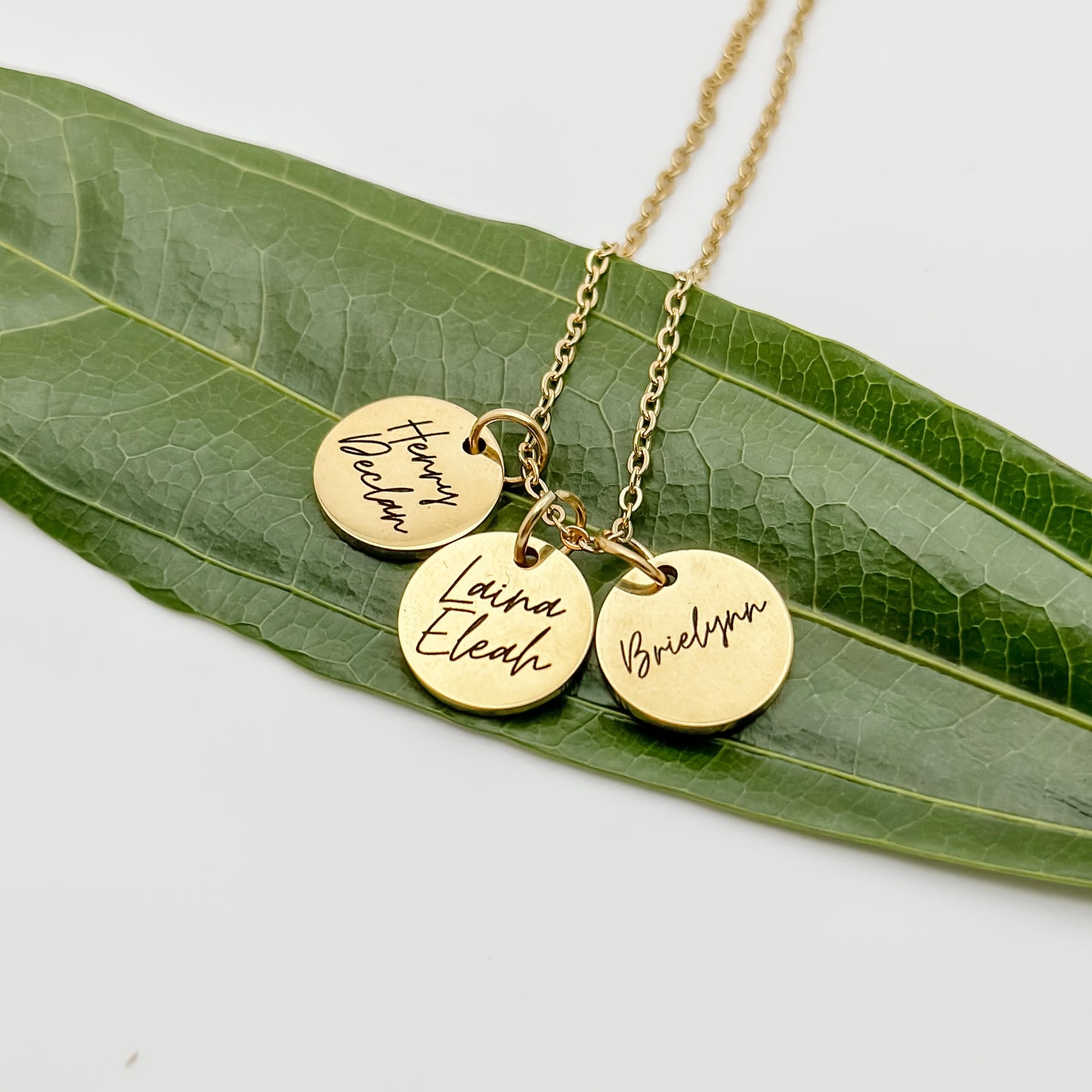 Circle Name Necklace