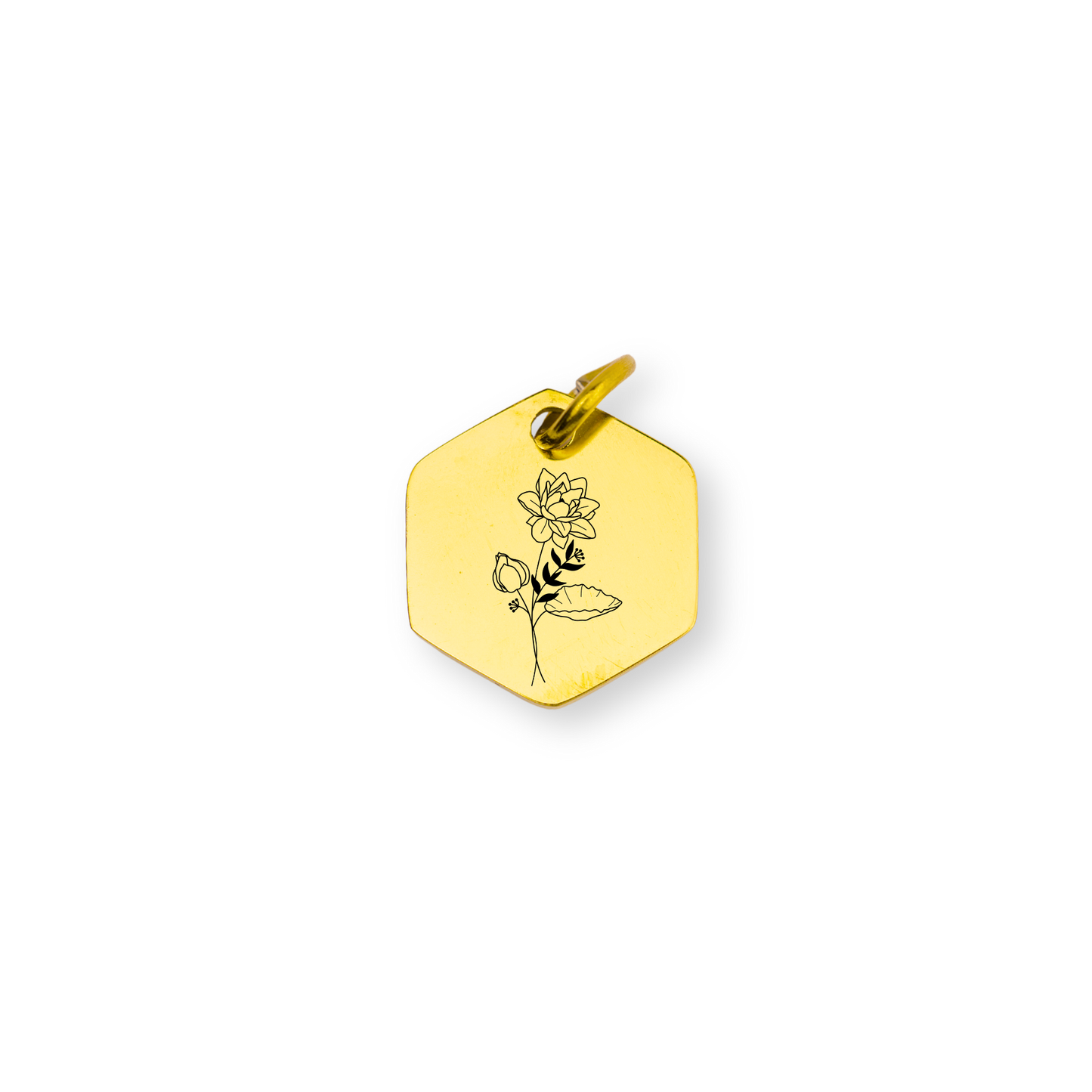 July Birth flower Charm – Water Lily