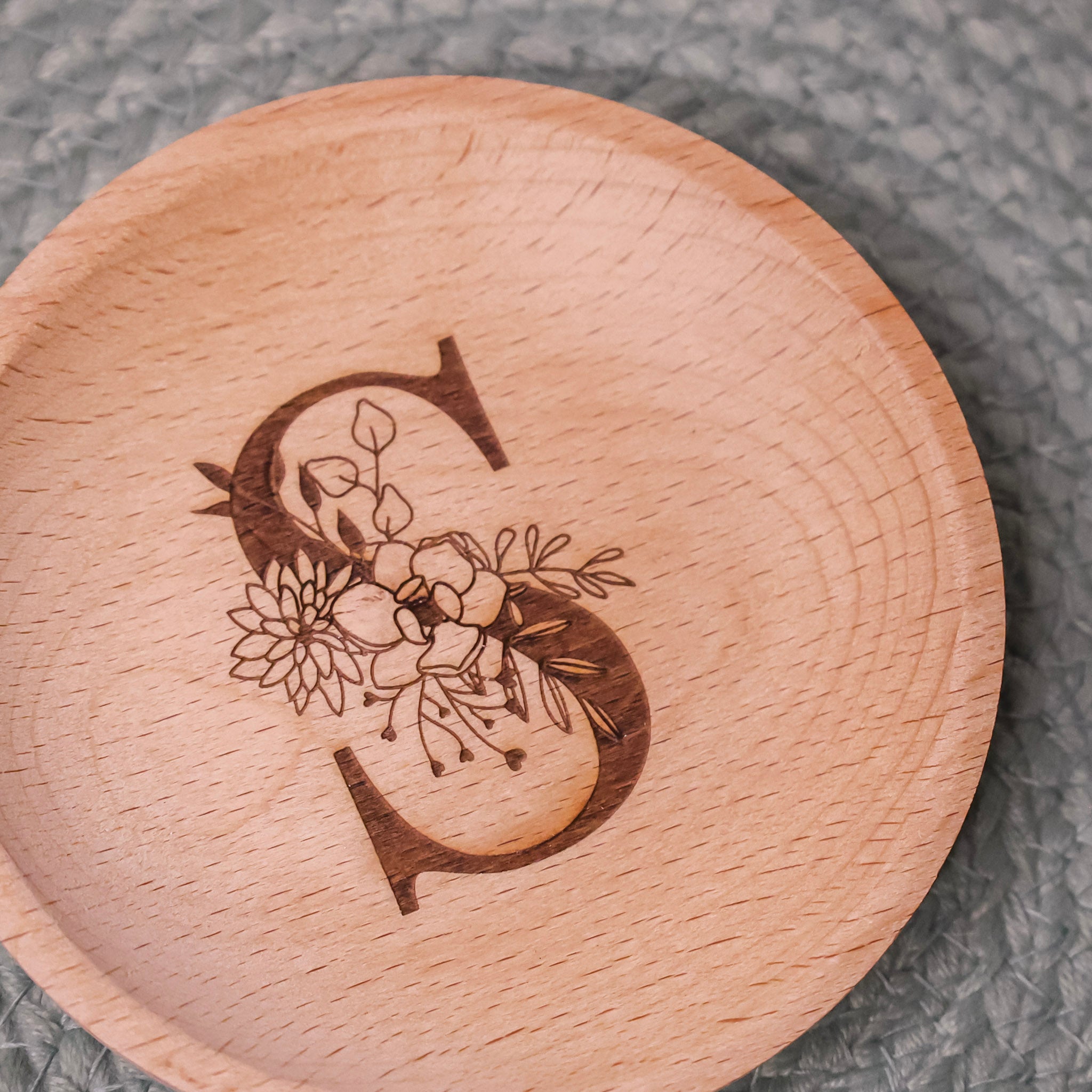 Personalized Initial Ring Dish
