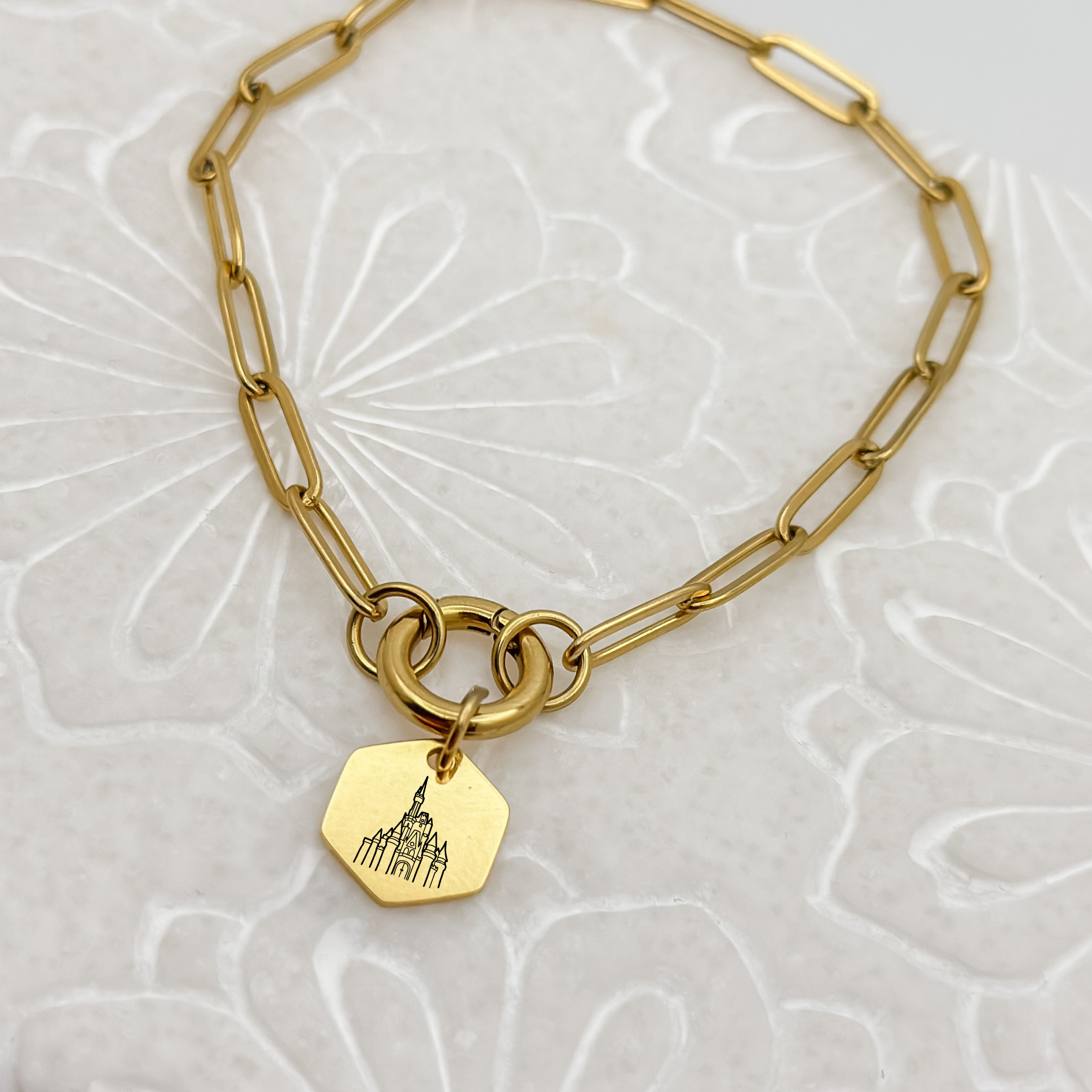 Magic K Castle Charm Bracelet