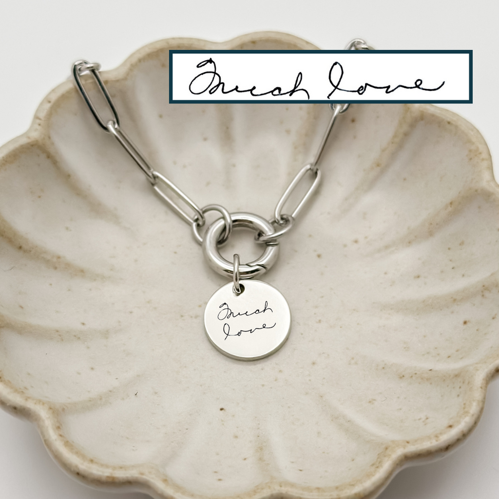 Signature Circle Name Necklace