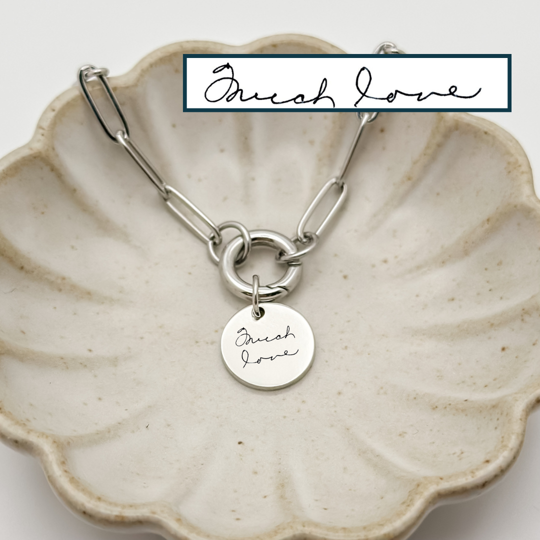 Signature Circle Name Necklace