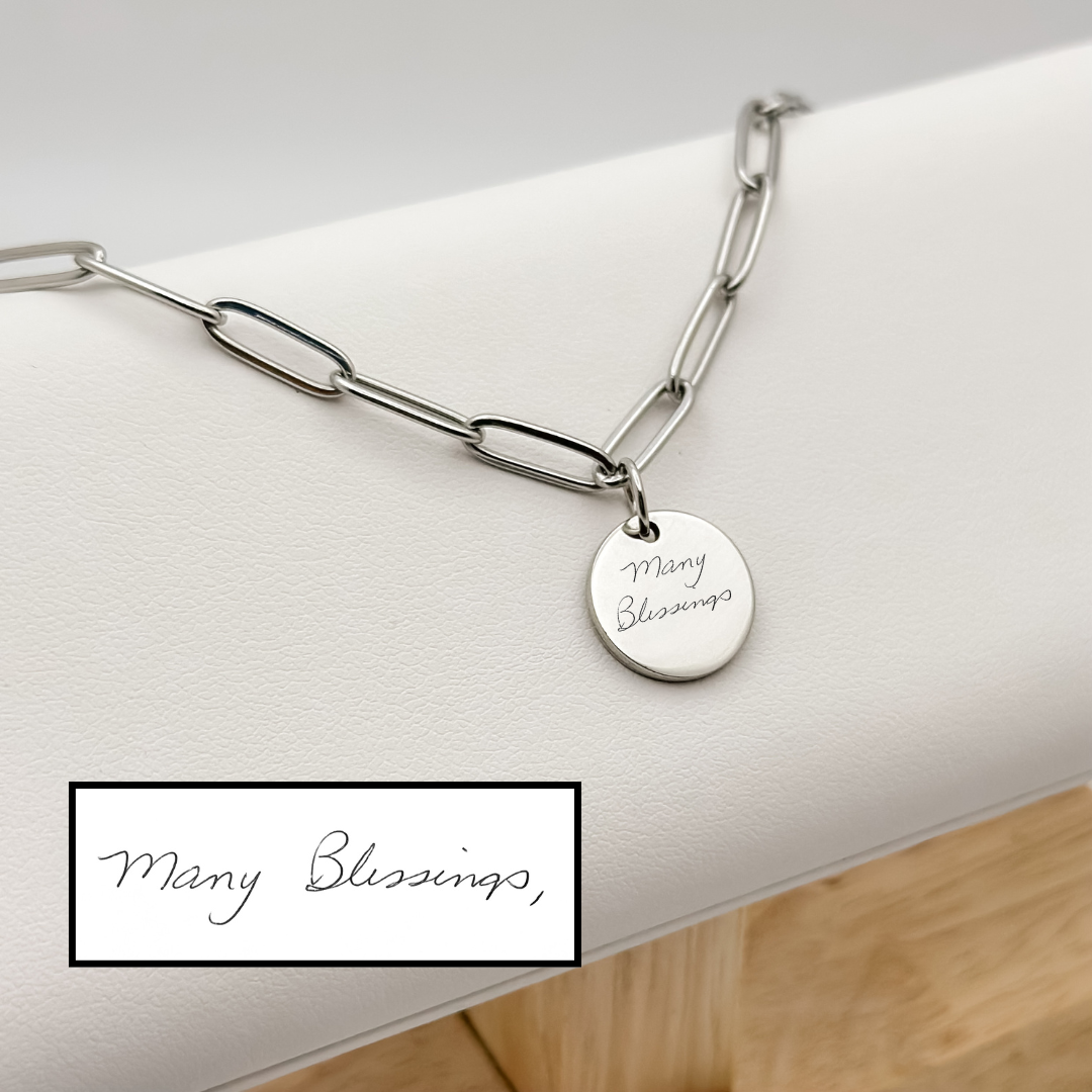 Signature Circle Name Necklace