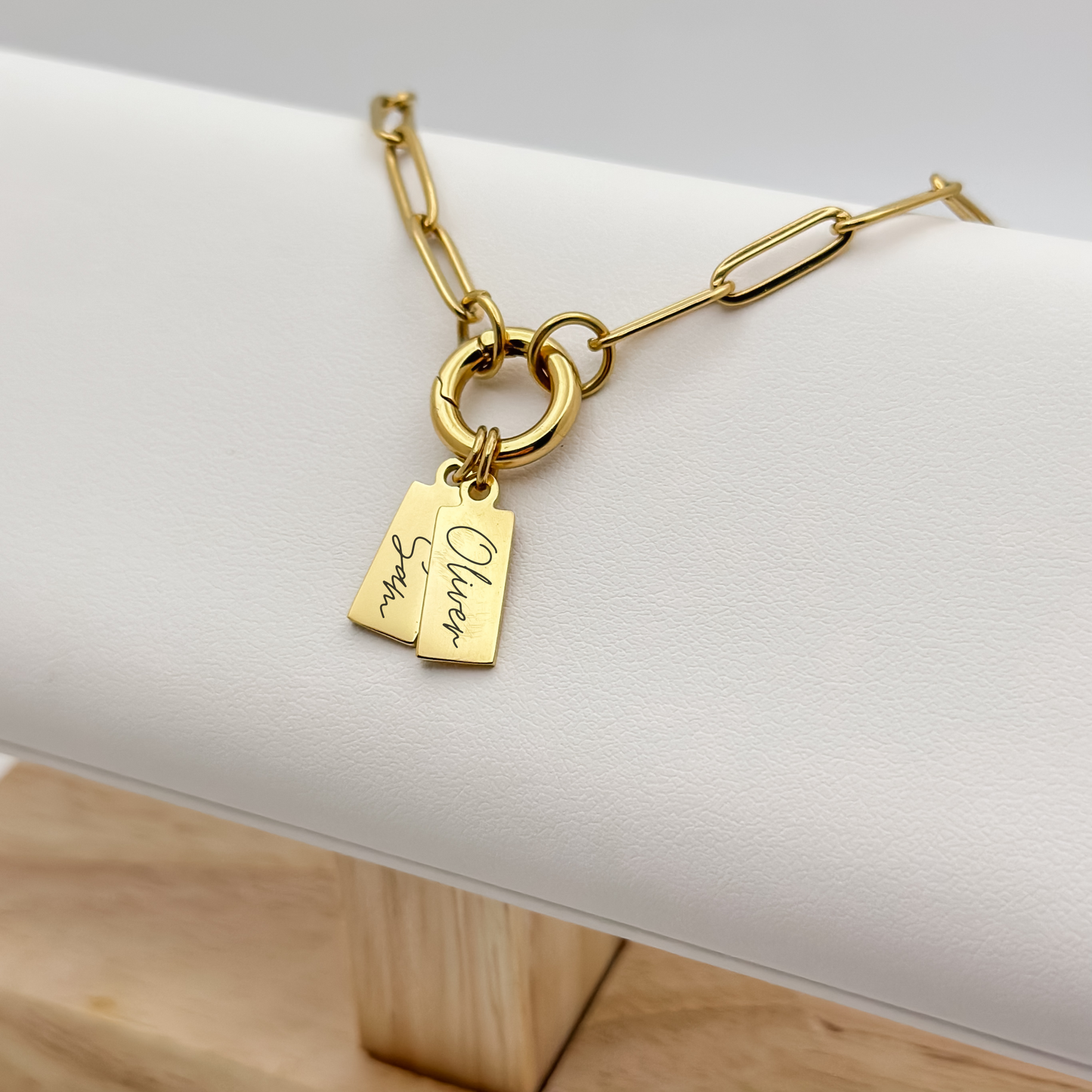 Gold Tiny Name Necklace