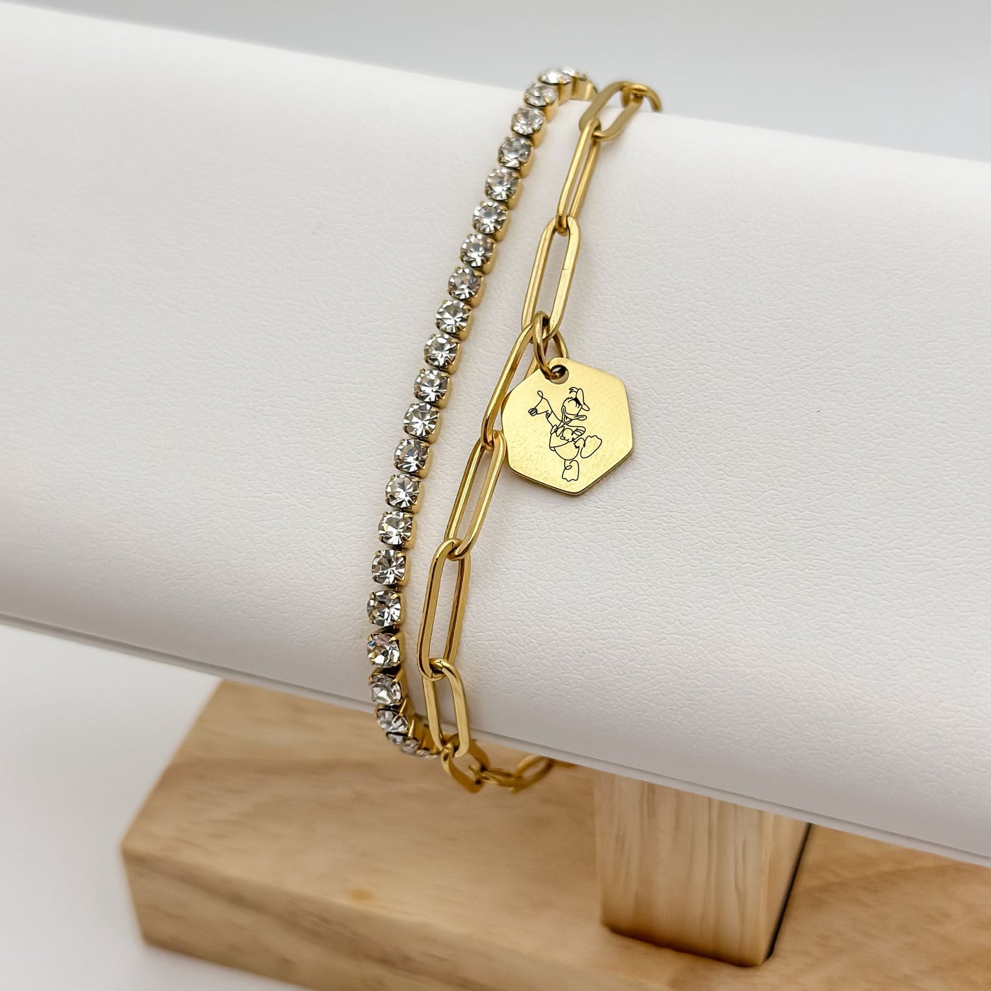 Whimsical Duck Sketch Bracelet – A Touch of Classic Charm