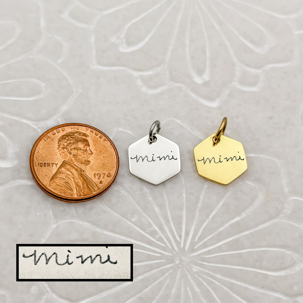 Signature Hexagon Name Necklace