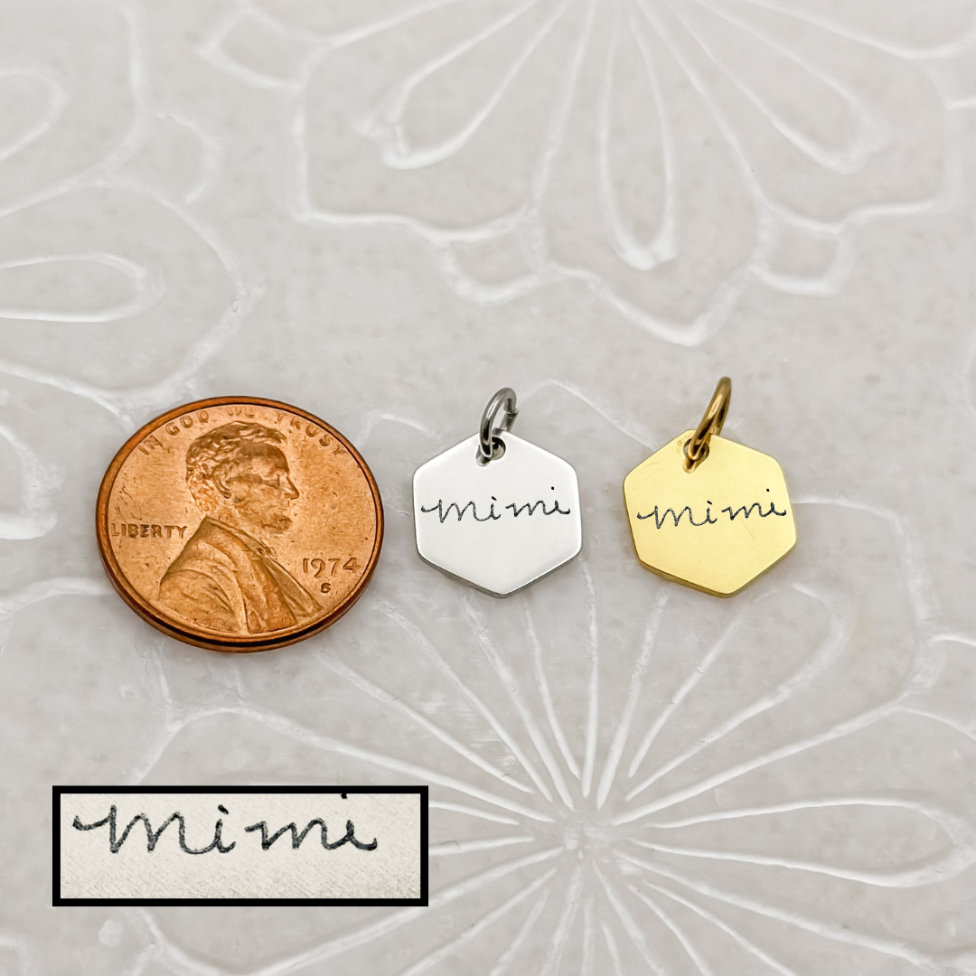 Signature Hexagon Name Necklace