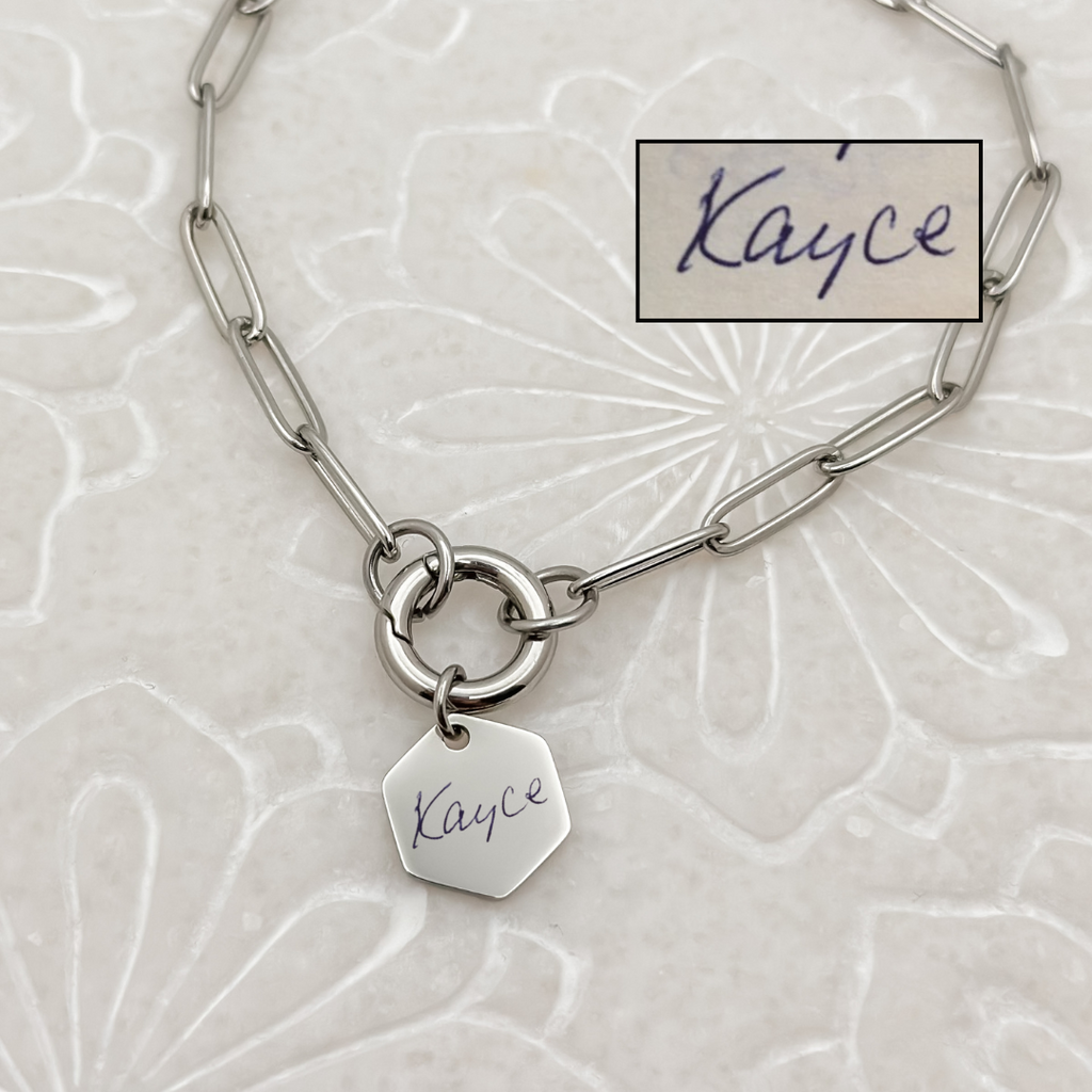Signature Hexagon Name Necklace