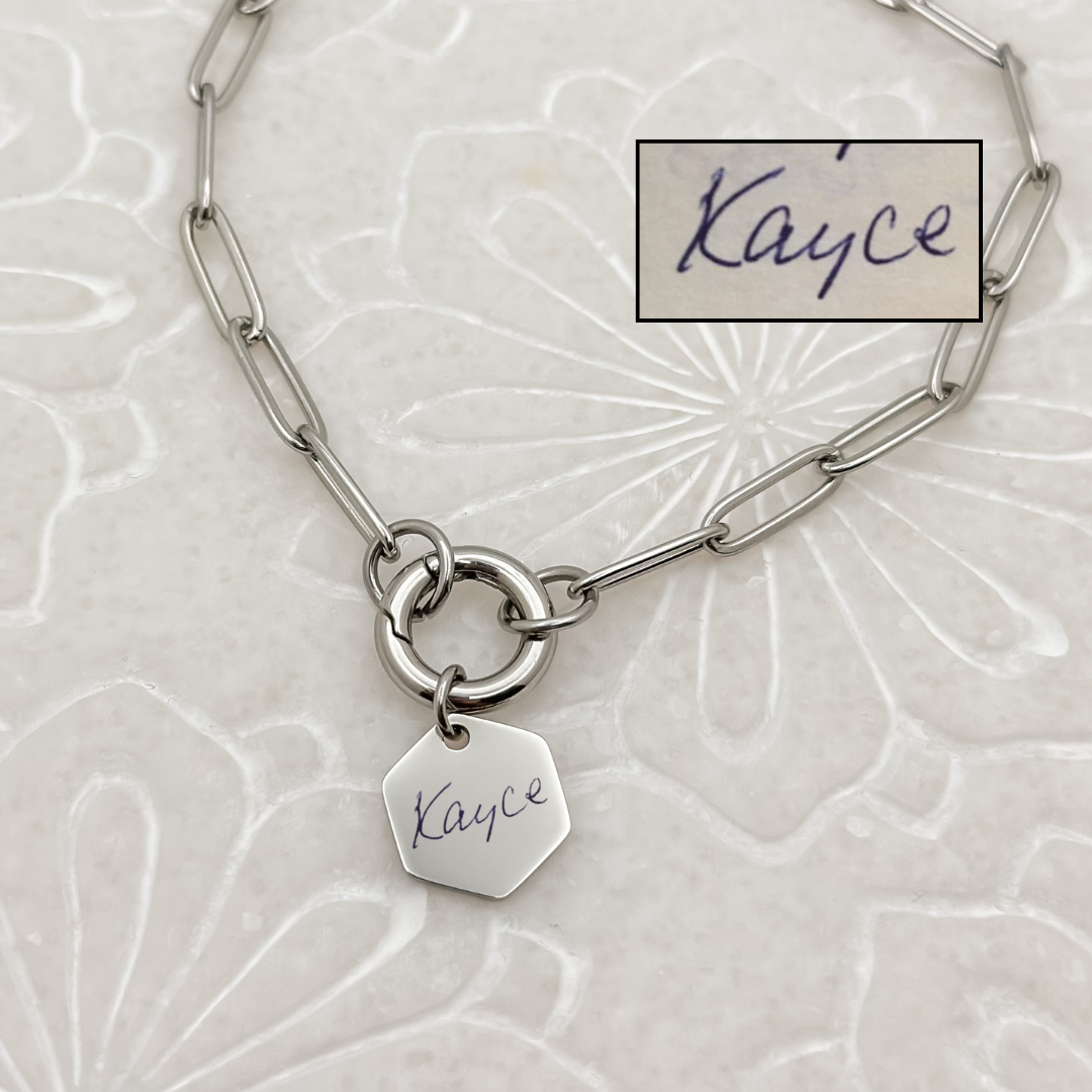 Signature Hexagon Name Necklace