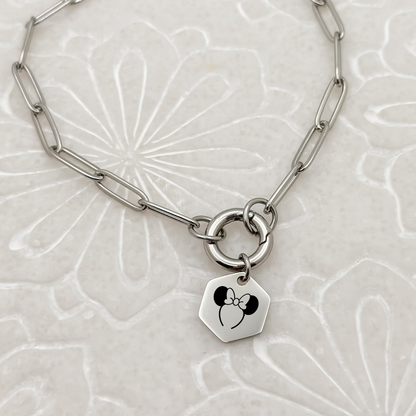 Miss Mouse Headband Charm Bracelet