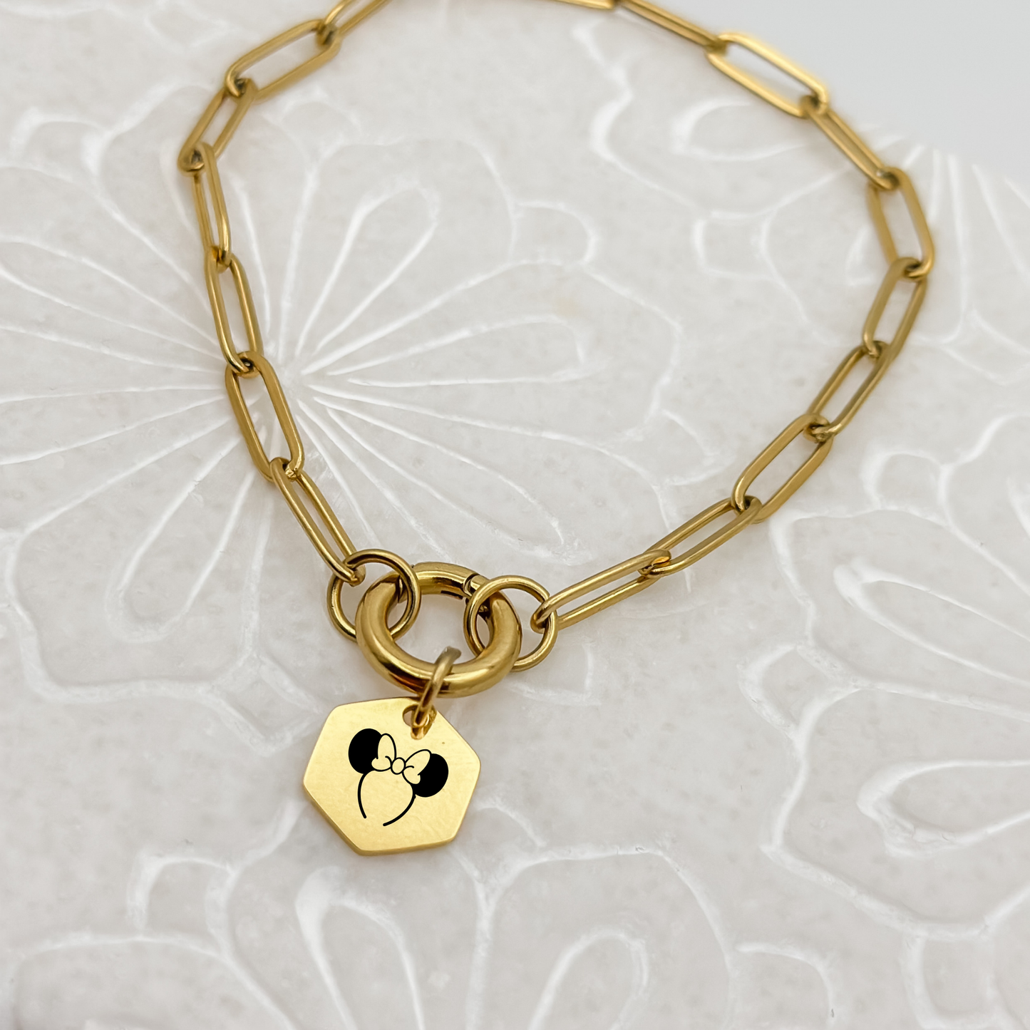 Miss Mouse Headband Charm Bracelet