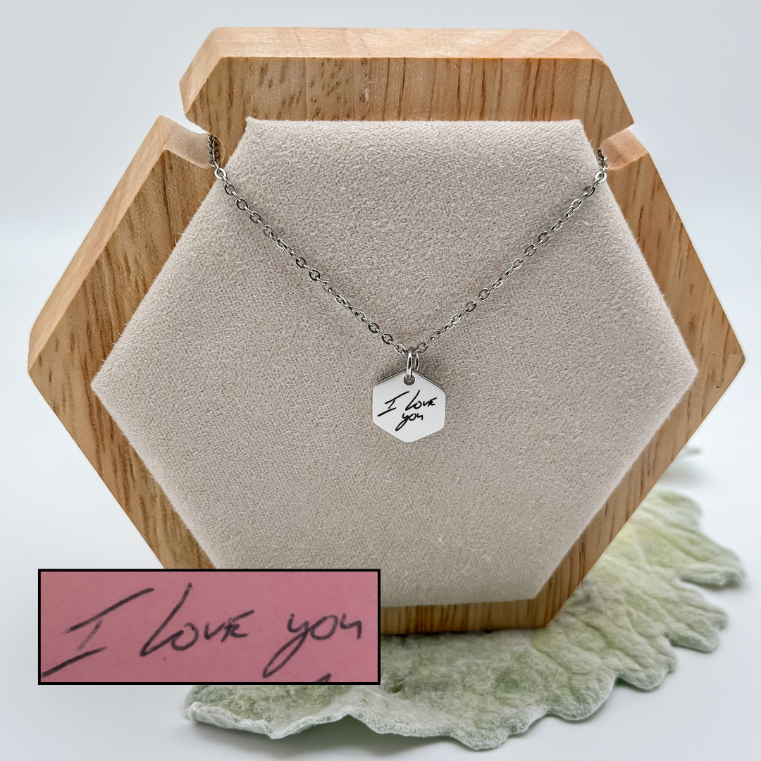 Signature Hexagon Name Necklace