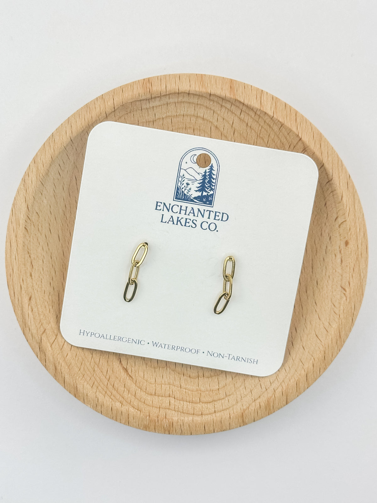 Paperclip Dangle Earrings