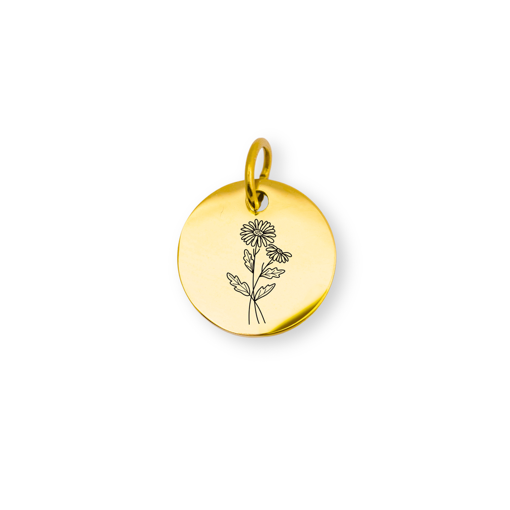 April Birth flower Charm – Daisy
