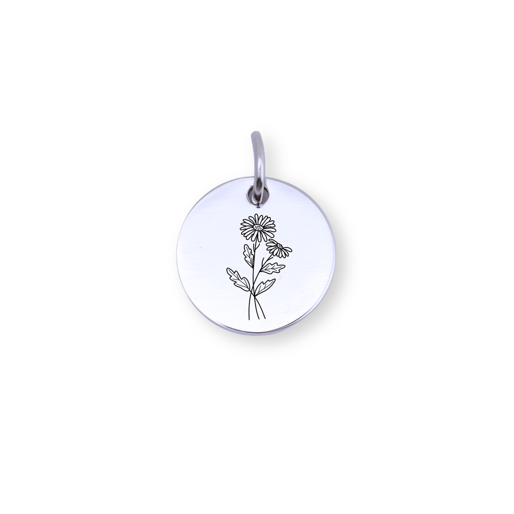 April Birth flower Charm – Daisy