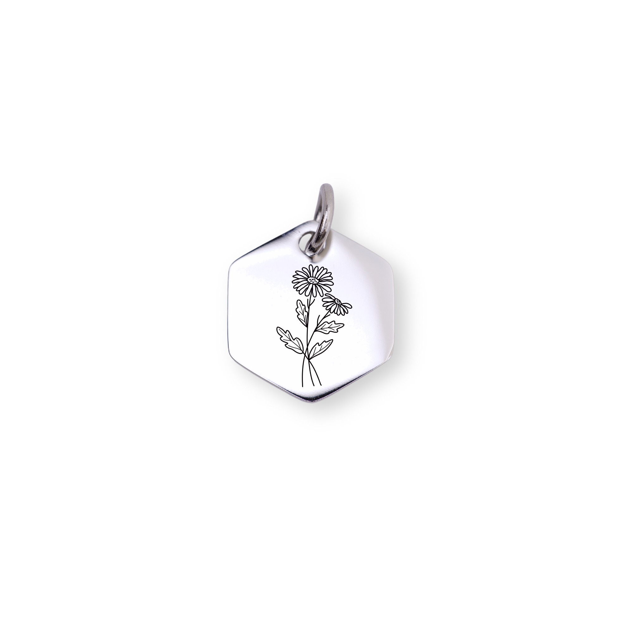 April Birth flower Charm – Daisy