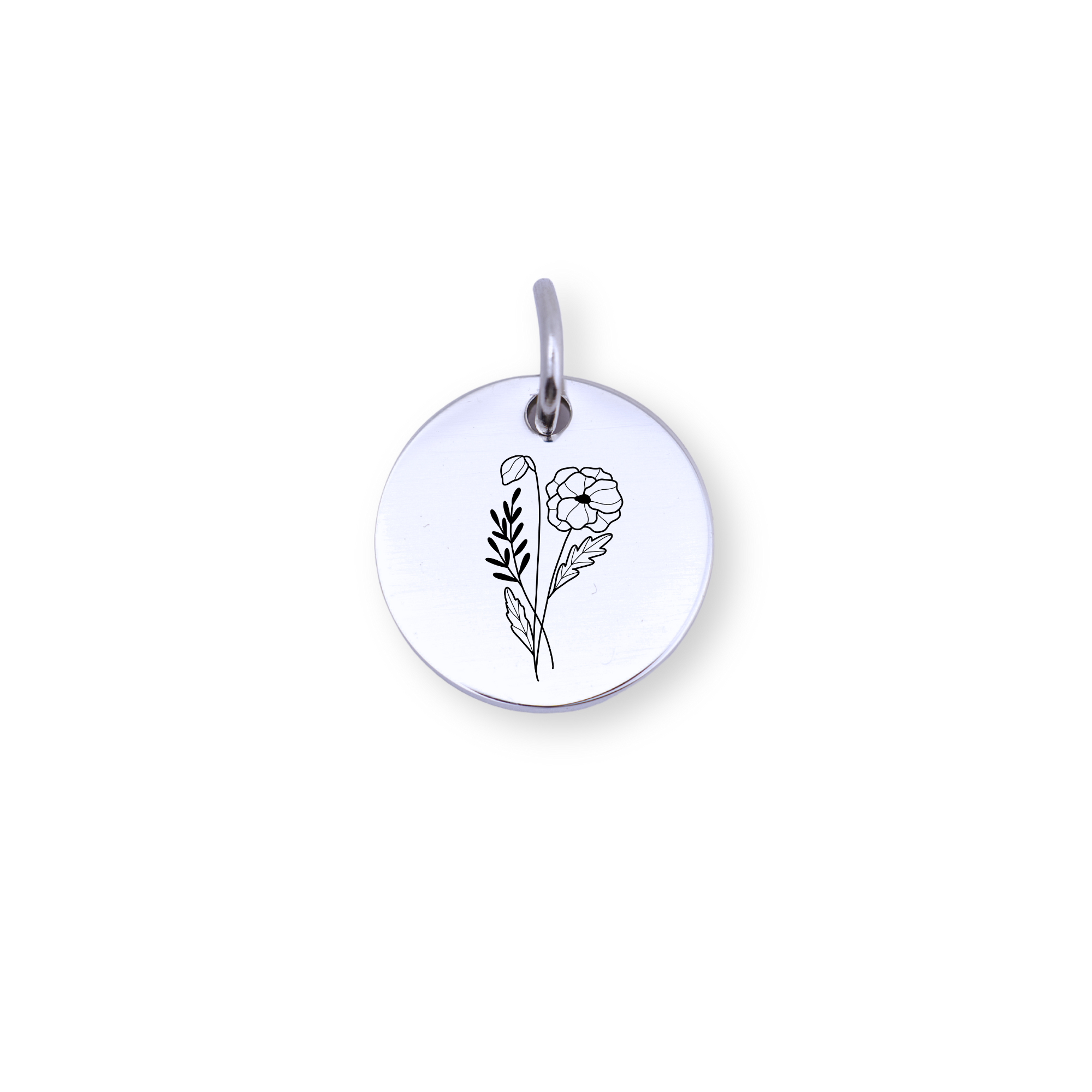 August Birth flower Charm – Poppy