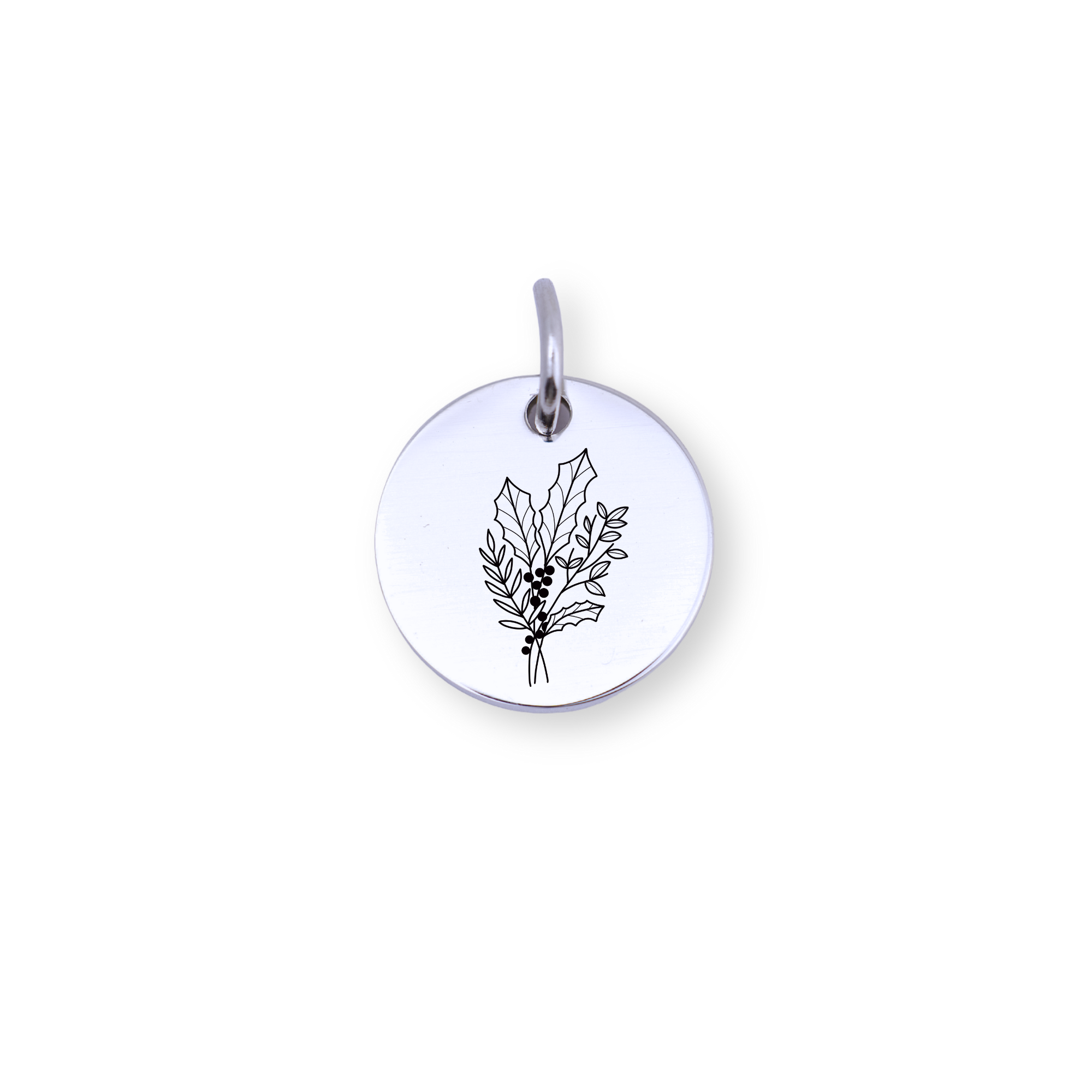 December Birth flower Charm – Holly