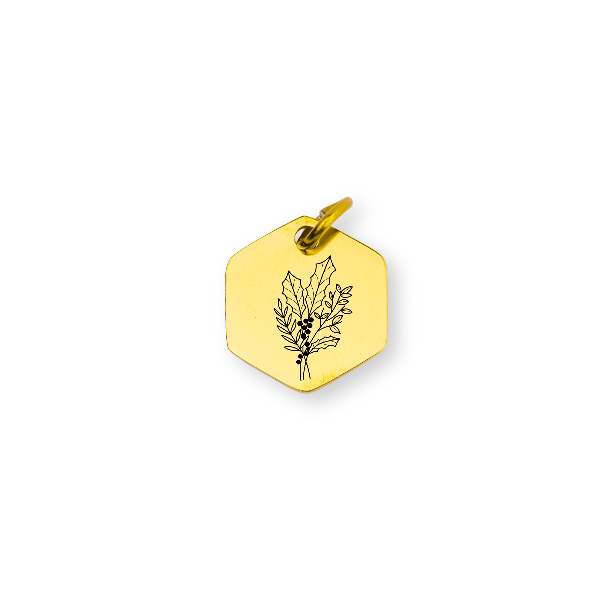 December Birth flower Charm – Holly