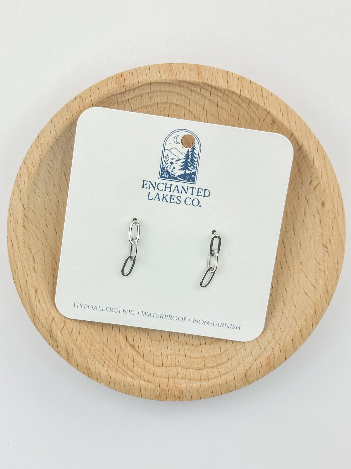 Paperclip Dangle Earrings