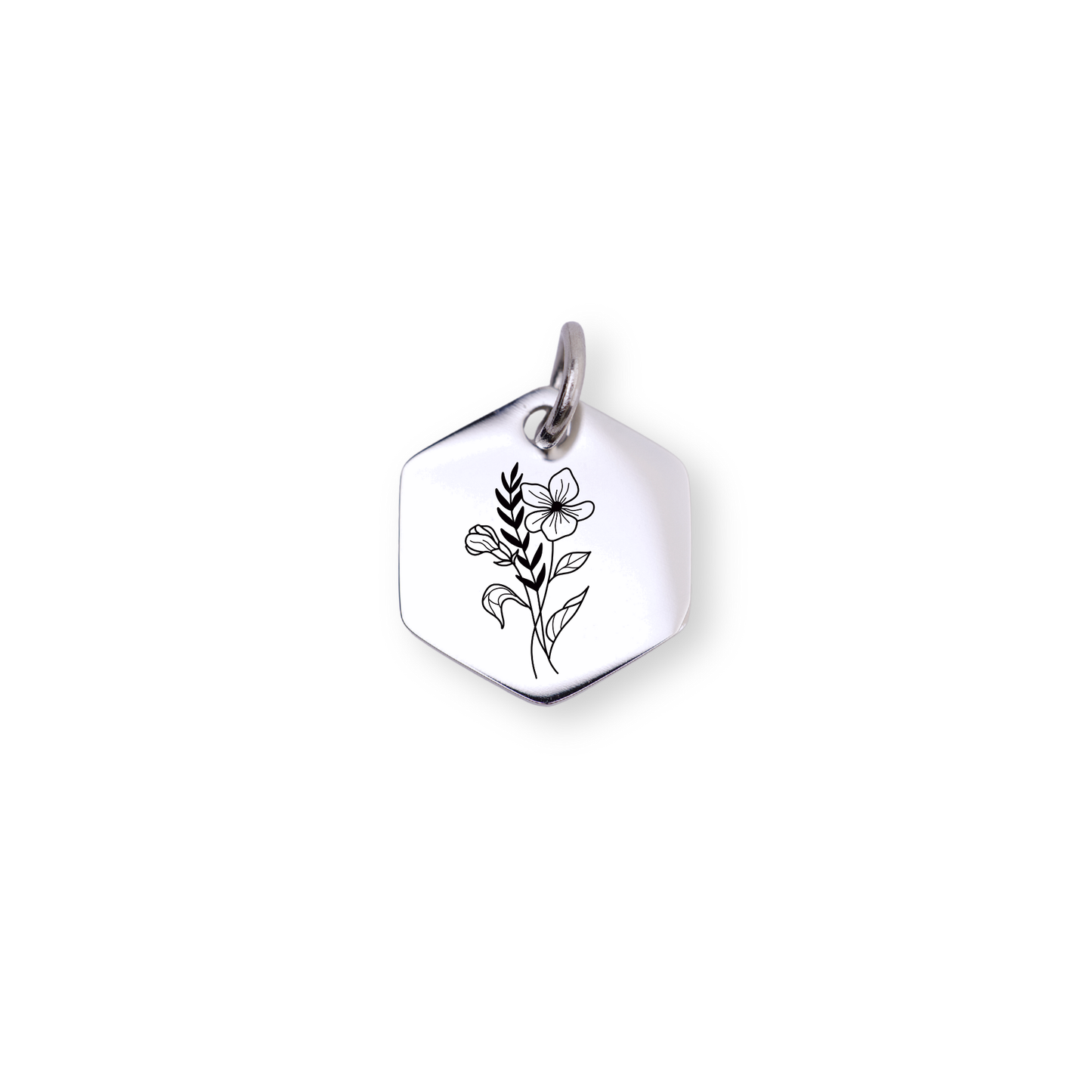 February Birth flower Charm – Violet