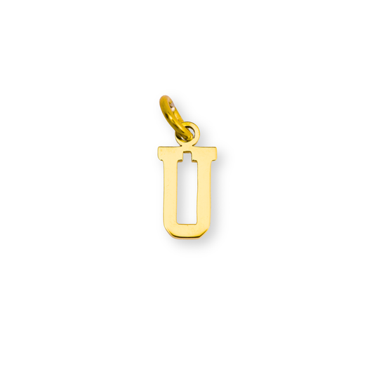 U - Letter Charm