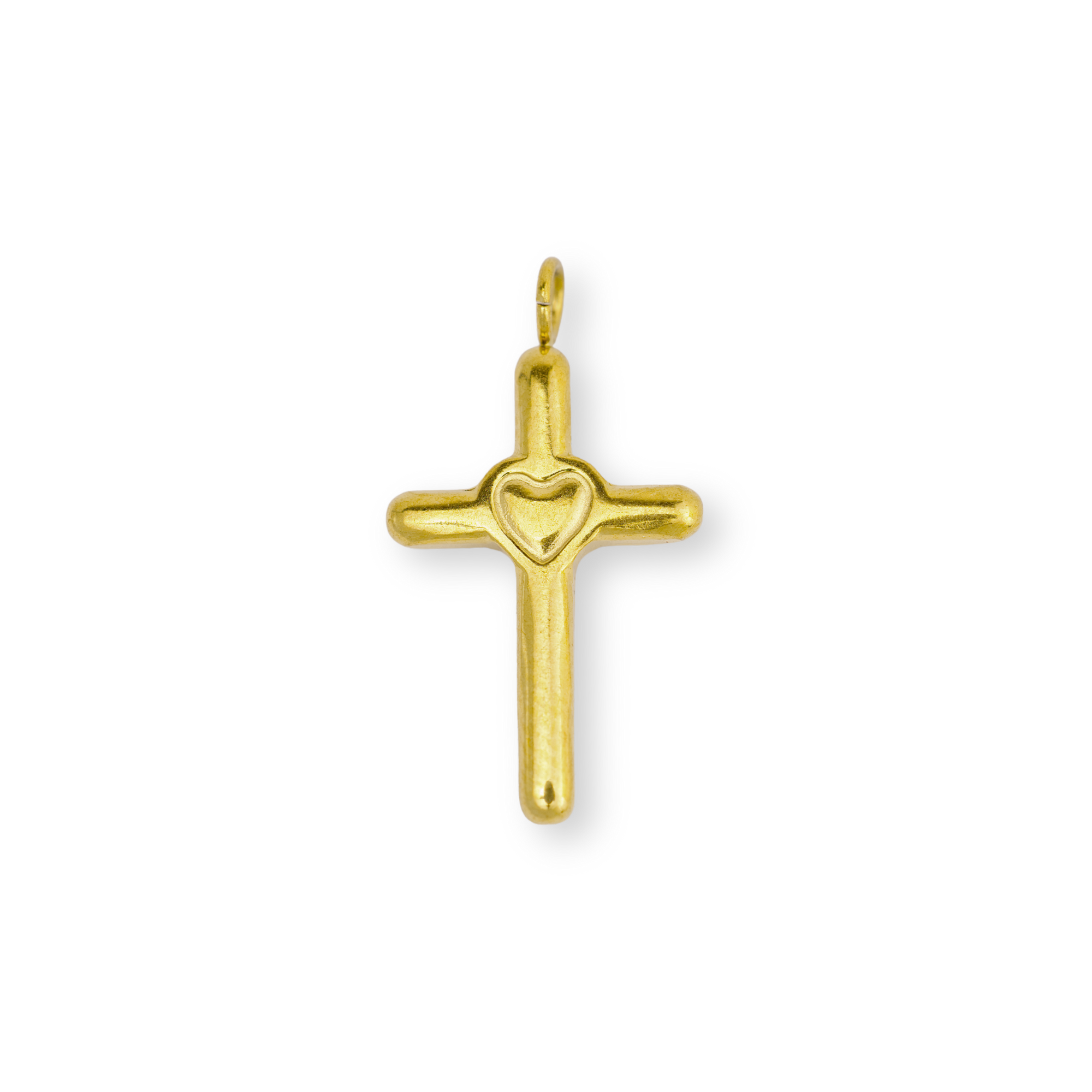 Heart Cross Charm