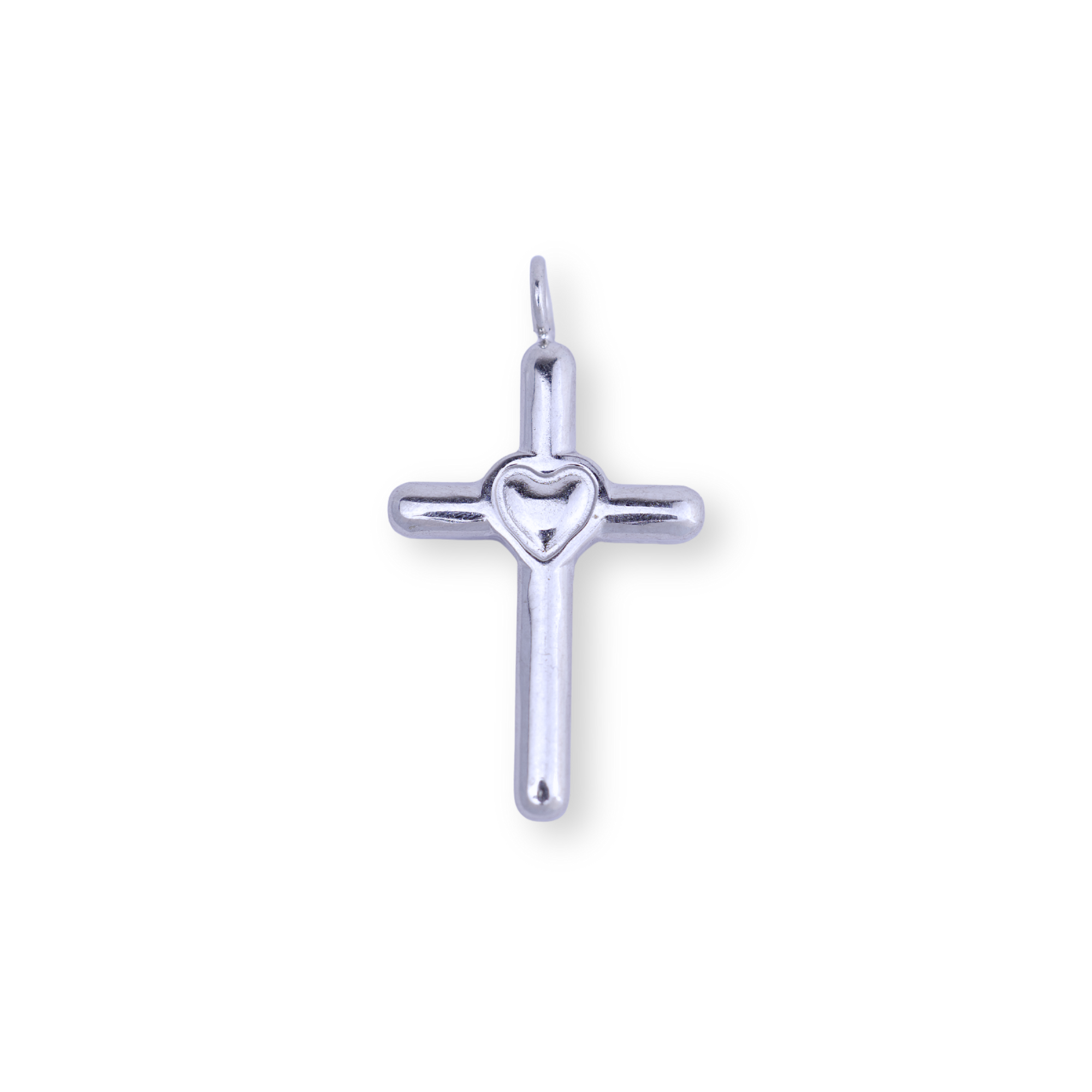 Heart Cross Charm