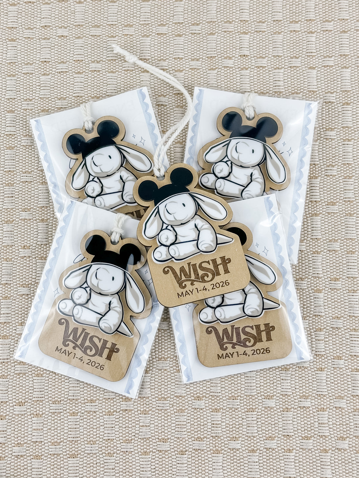 Personalized Cruise Keepsake Ornament - Towel Dog