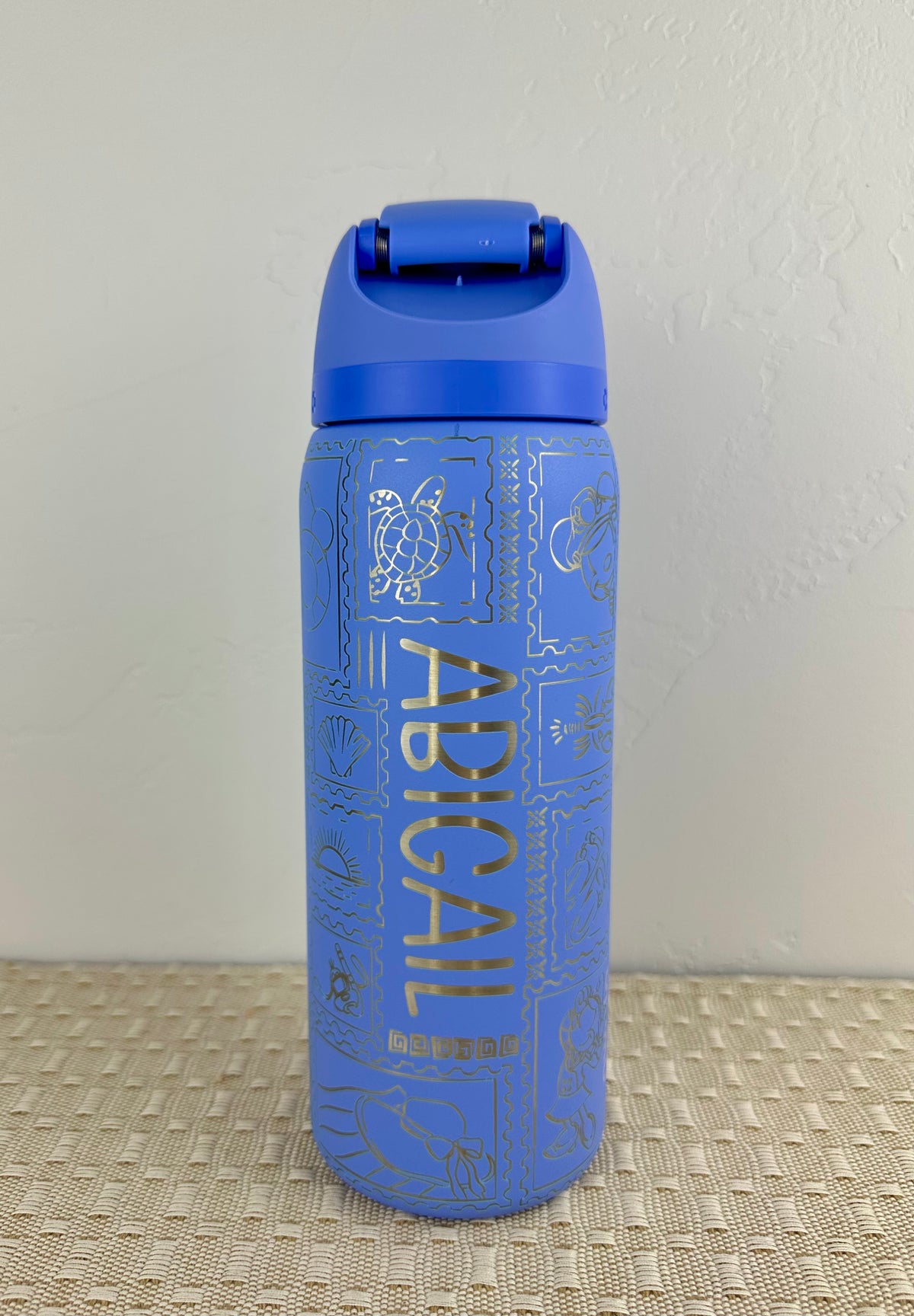 Magical Cruise Stamp Owala 32oz Water Bottle,  Personalized Name