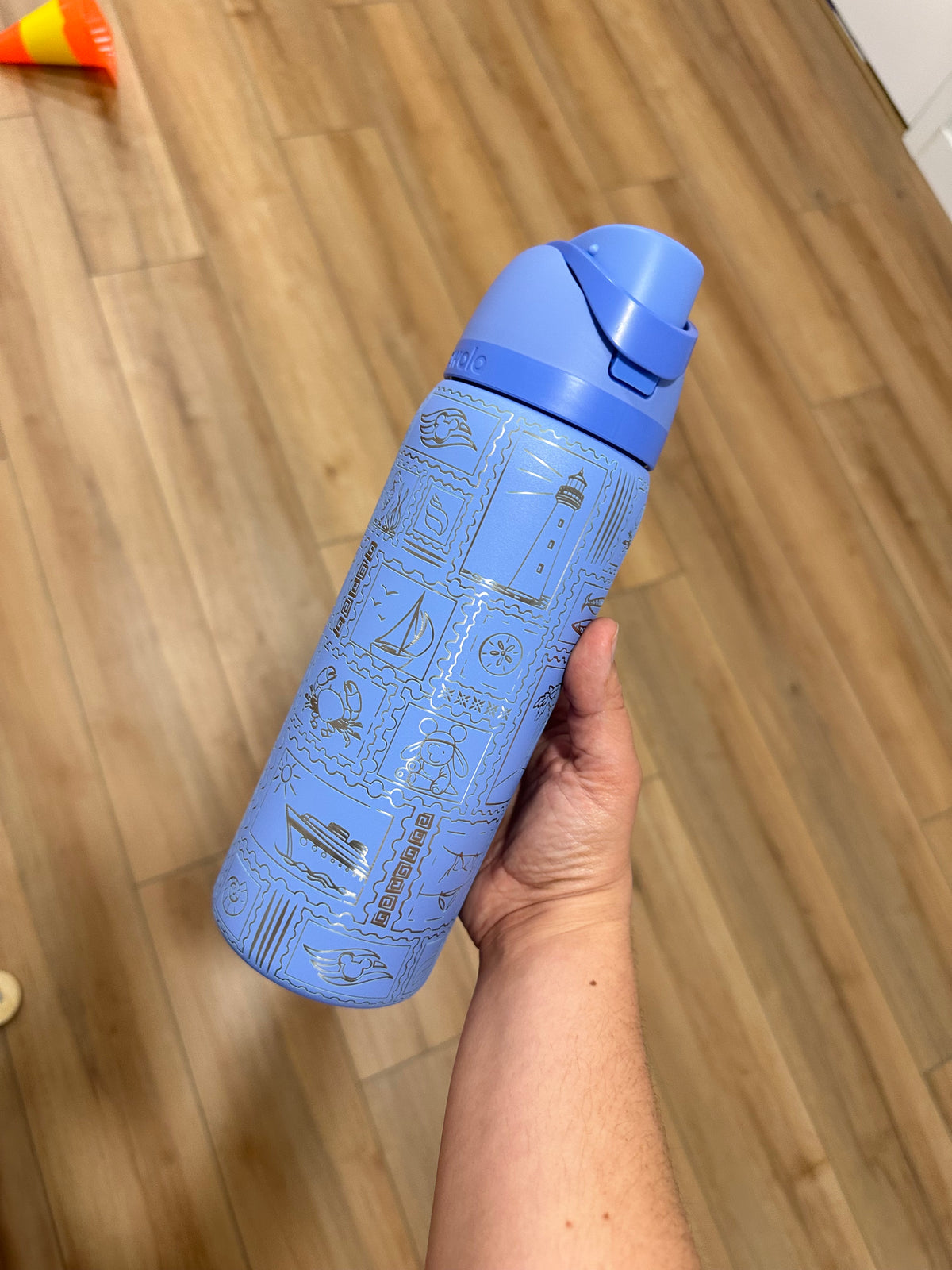 Magical Cruise Stamp Owala 32oz Water Bottle,  Personalized Name