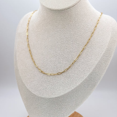 Mini Paperclip Chain Necklace