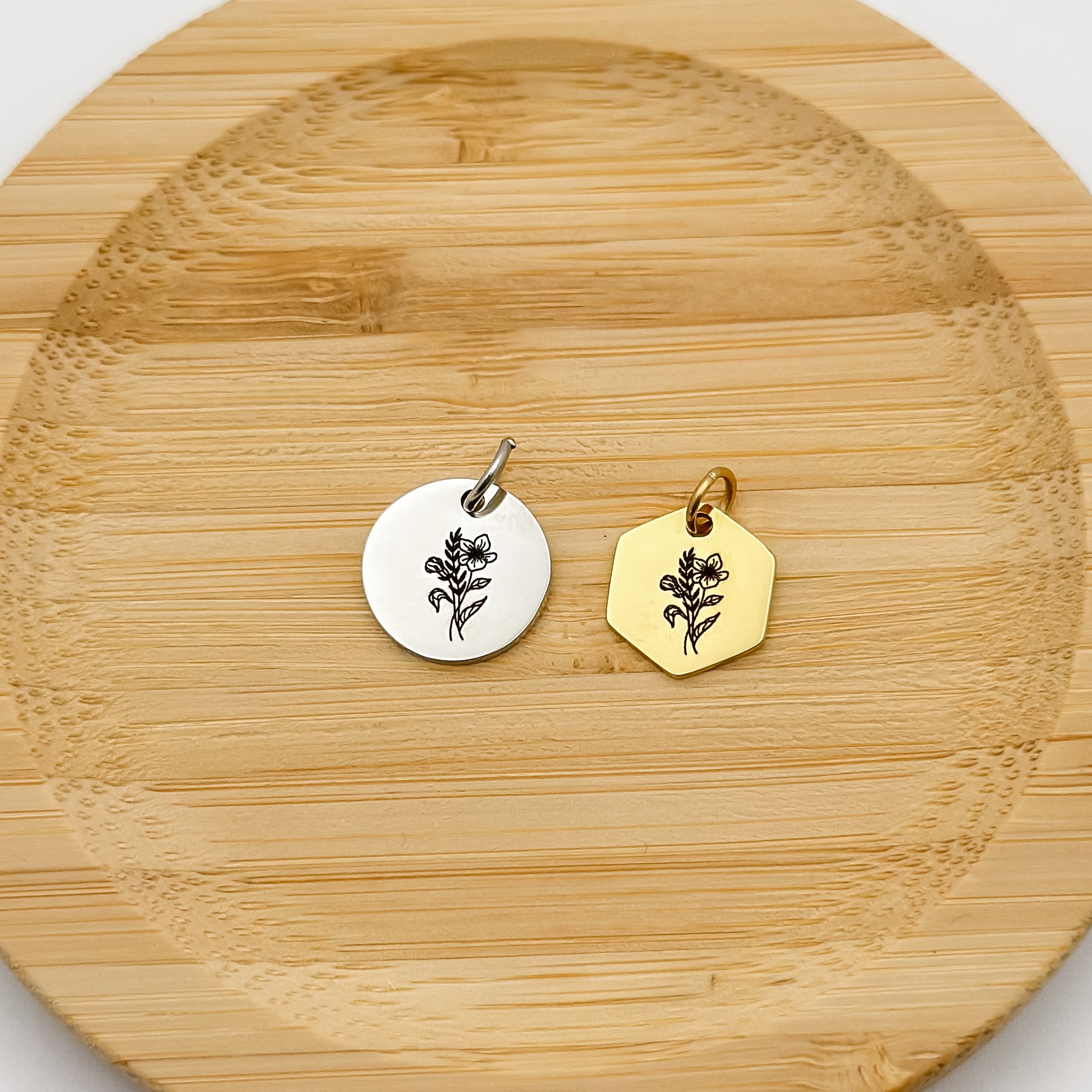 February Birth flower Charm – Violet
