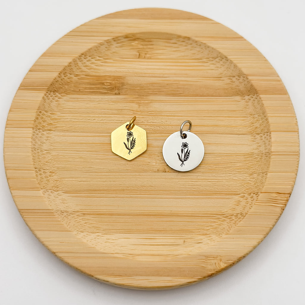March Birthflower Charm – Daffodil