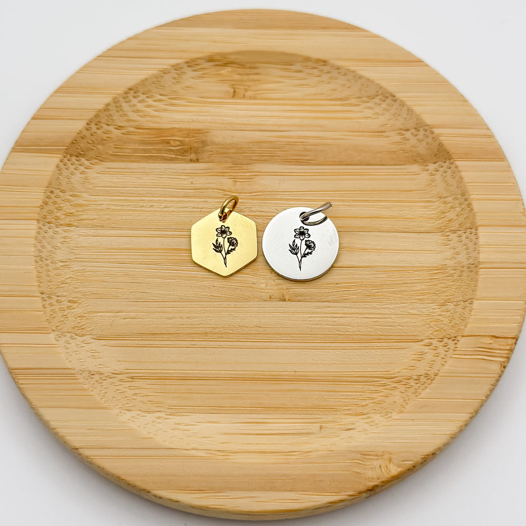 October Birth flower Charm – Cosmos