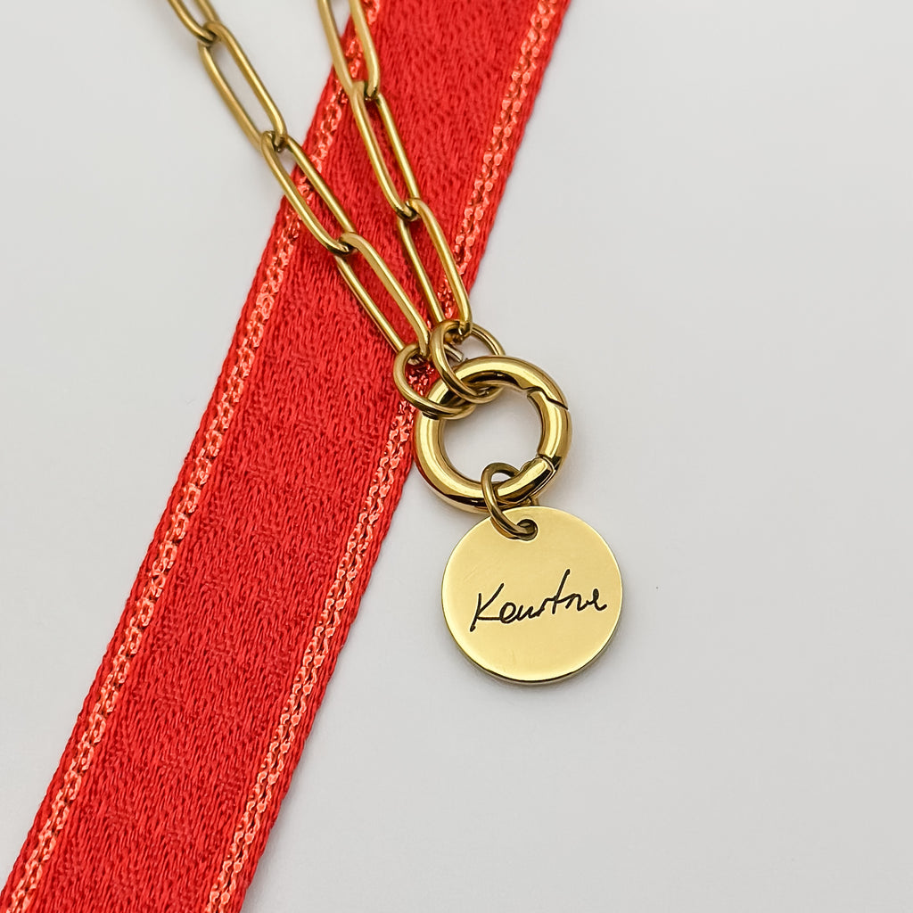Signature Circle Name Necklace