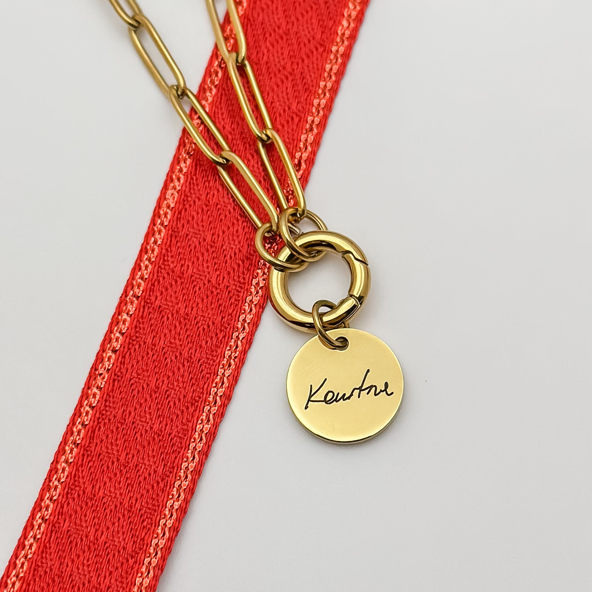 Signature Circle Name Necklace