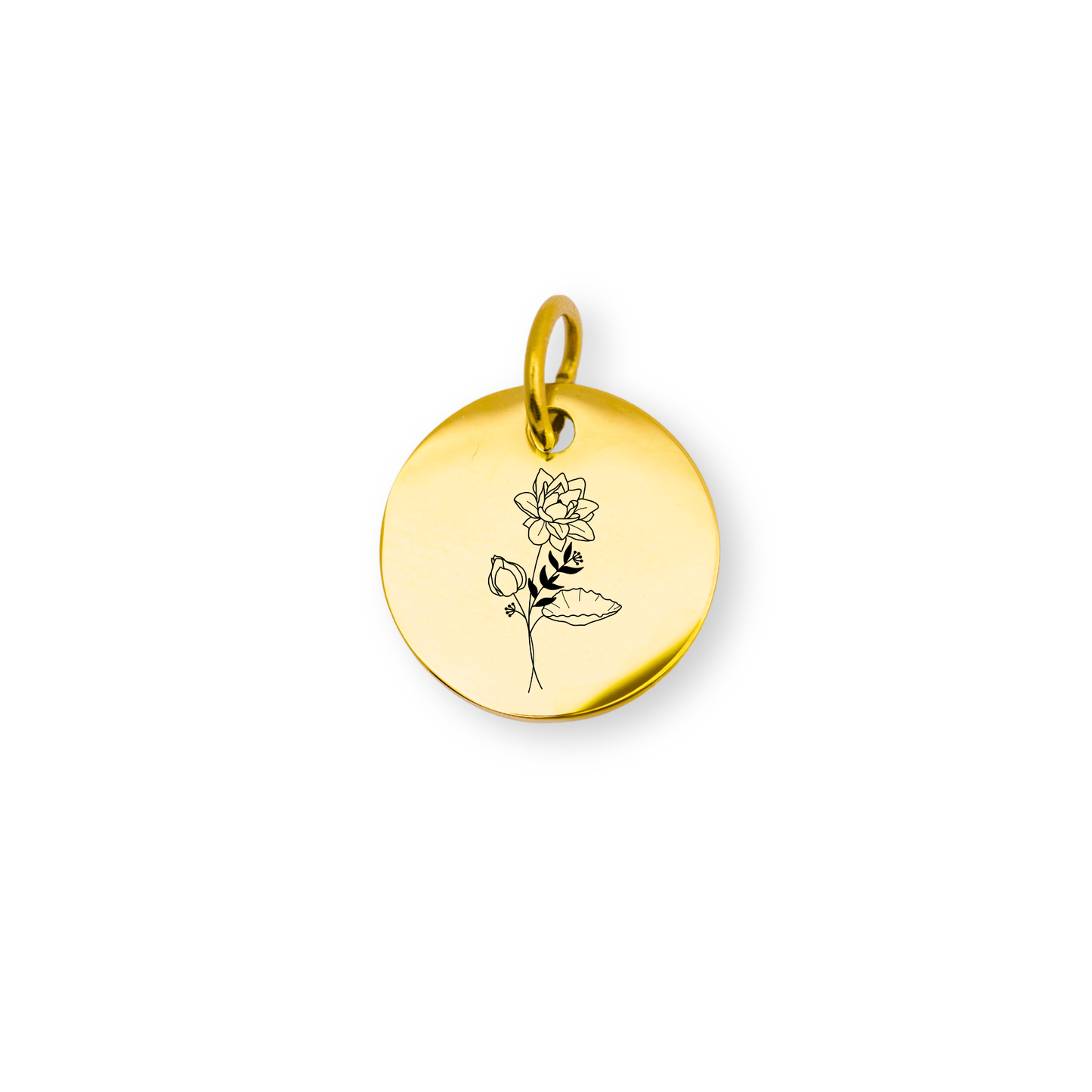July Birth flower Charm – Water Lily