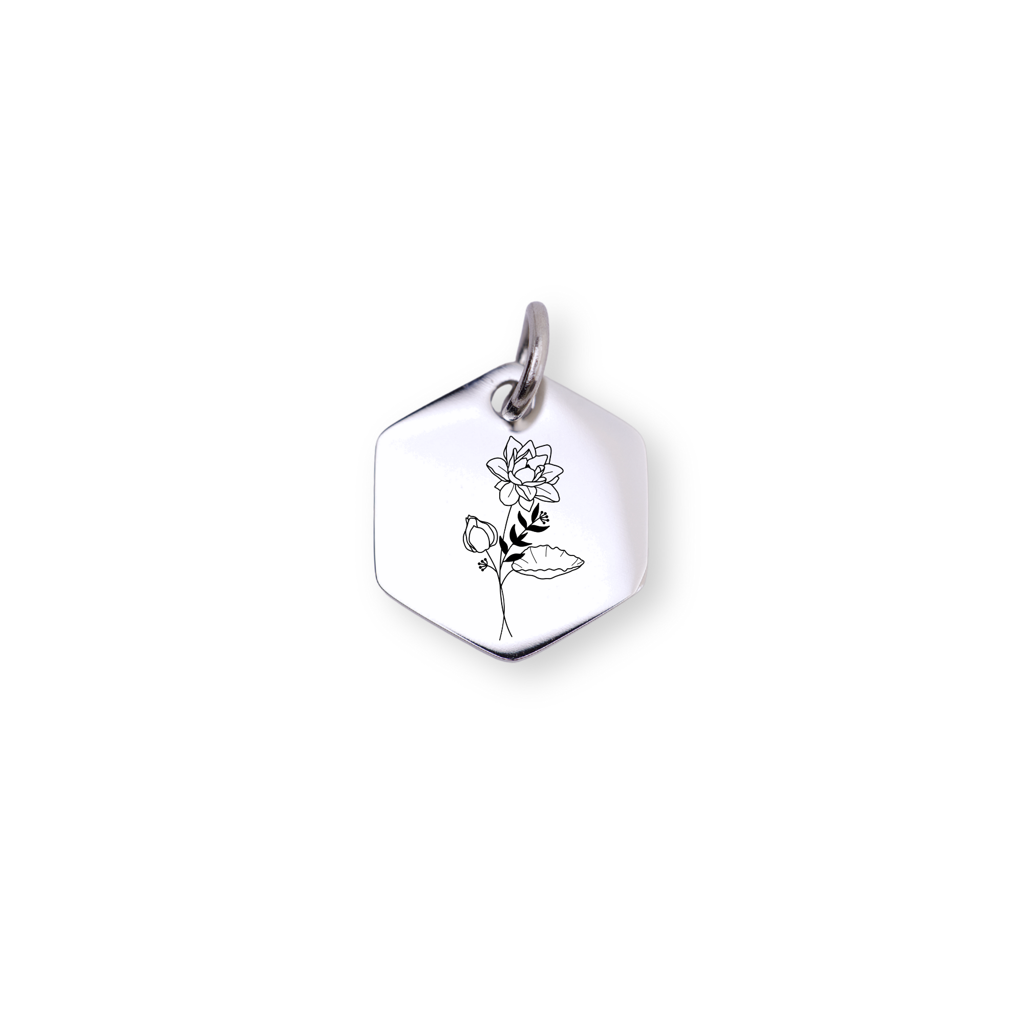 July Birth flower Charm – Water Lily