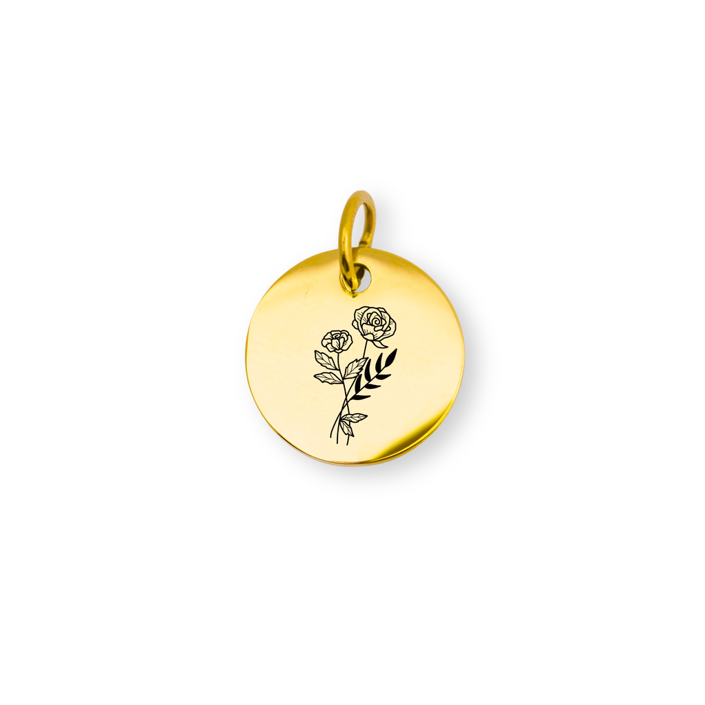 June Birth flower Charm – Rose