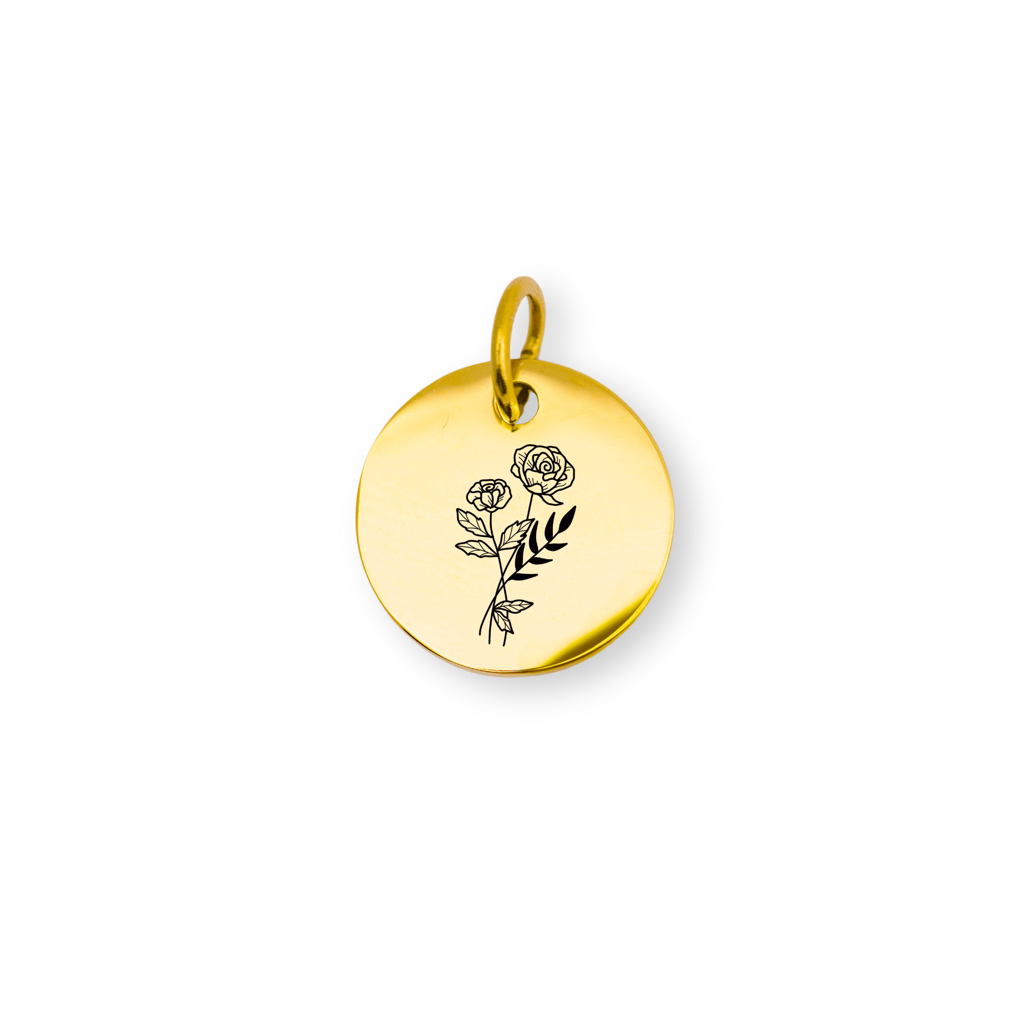 June Birth flower Charm – Rose