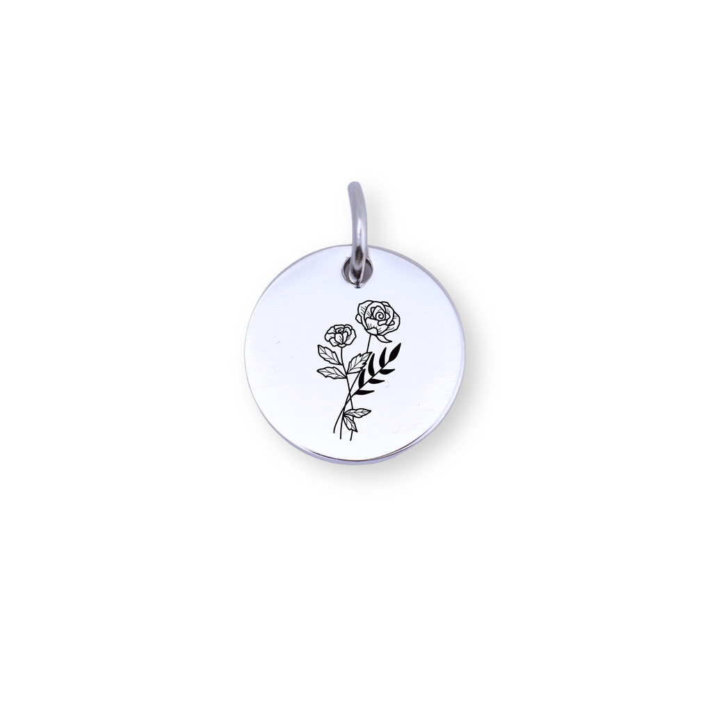 June Birth flower Charm – Rose