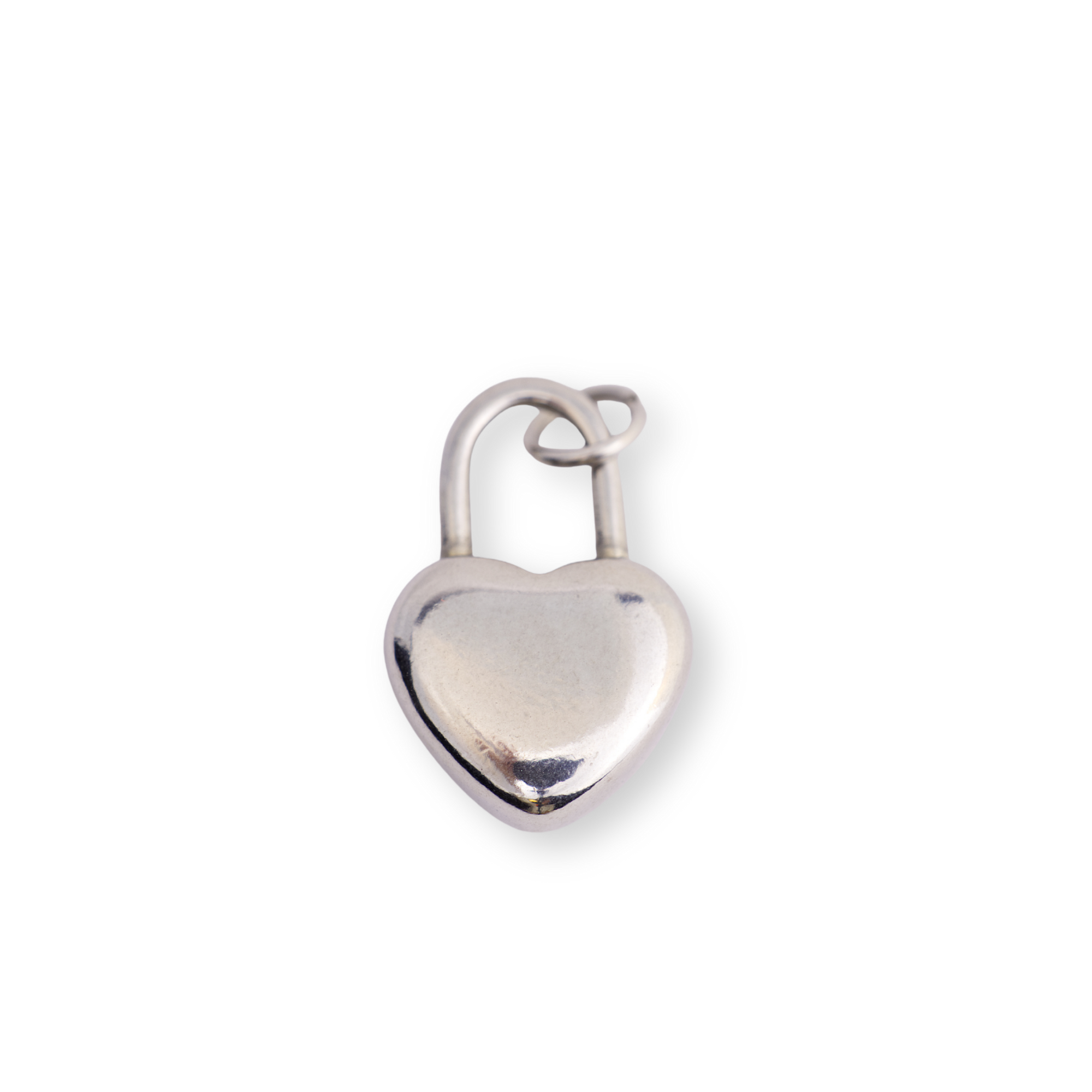 Heart Padlock Charm