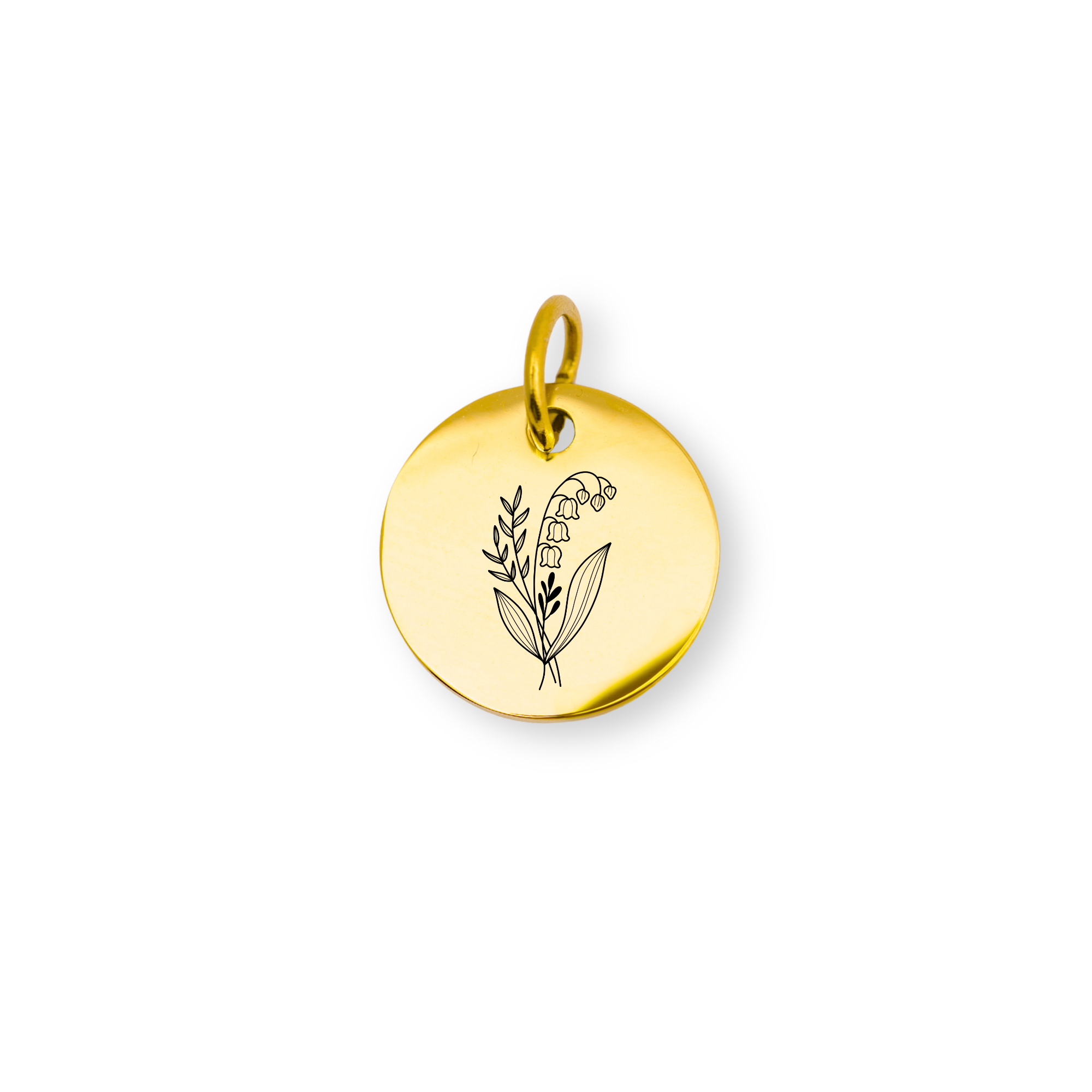 May Birth flower Charm – Lily of the Valley