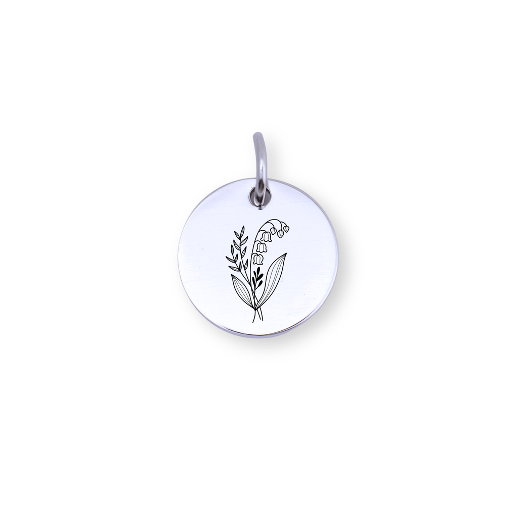 May Birth flower Charm – Lily of the Valley