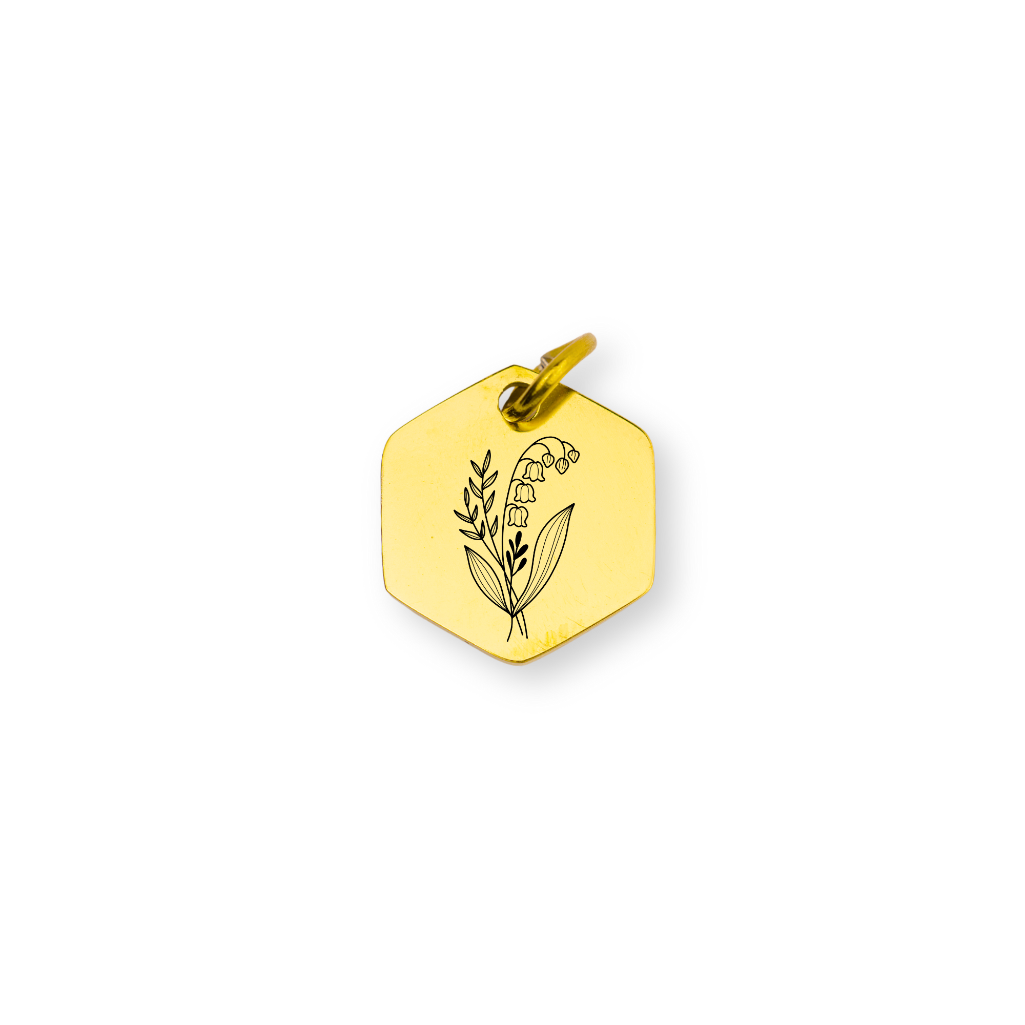May Birth flower Charm – Lily of the Valley
