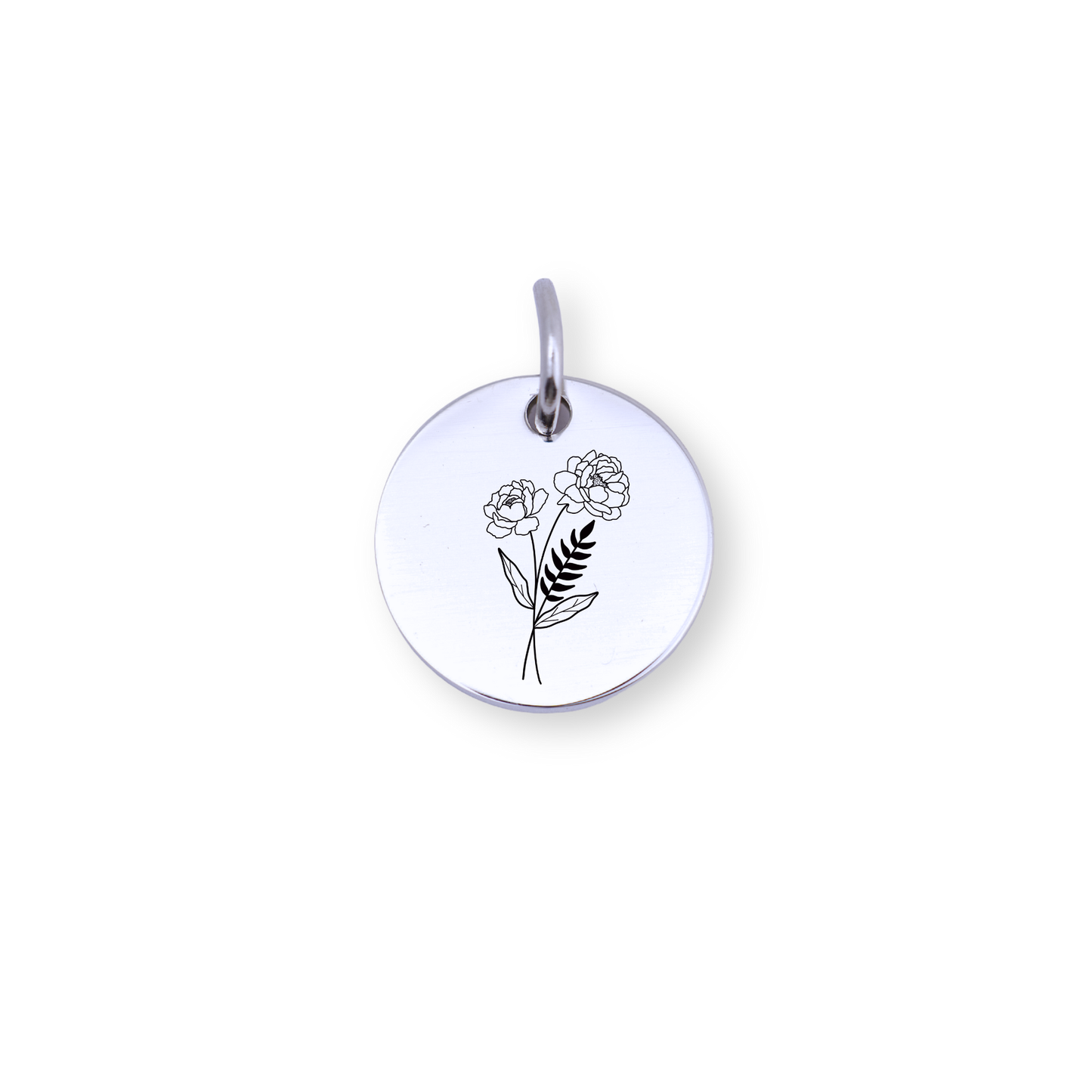 November Birth flower Charm – Peony